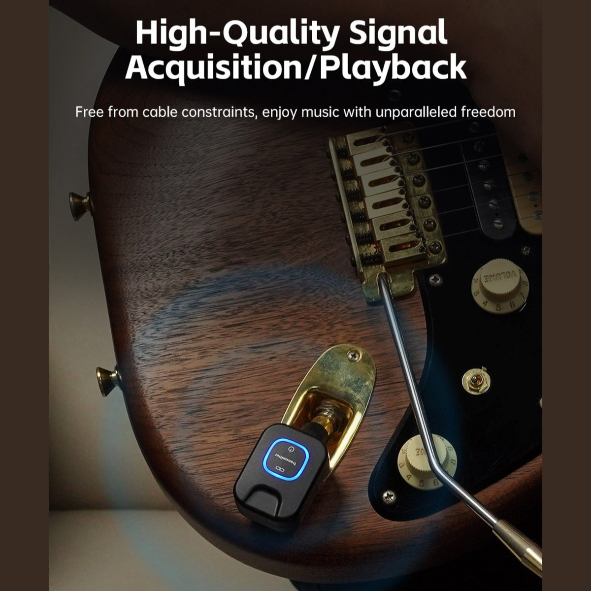 M-VAVE SWS11 Wireless 5.8GHz Audio Transmitter & Reciever System w/ 24-bit Lossless Audio, 3ms Latency & Charging Case