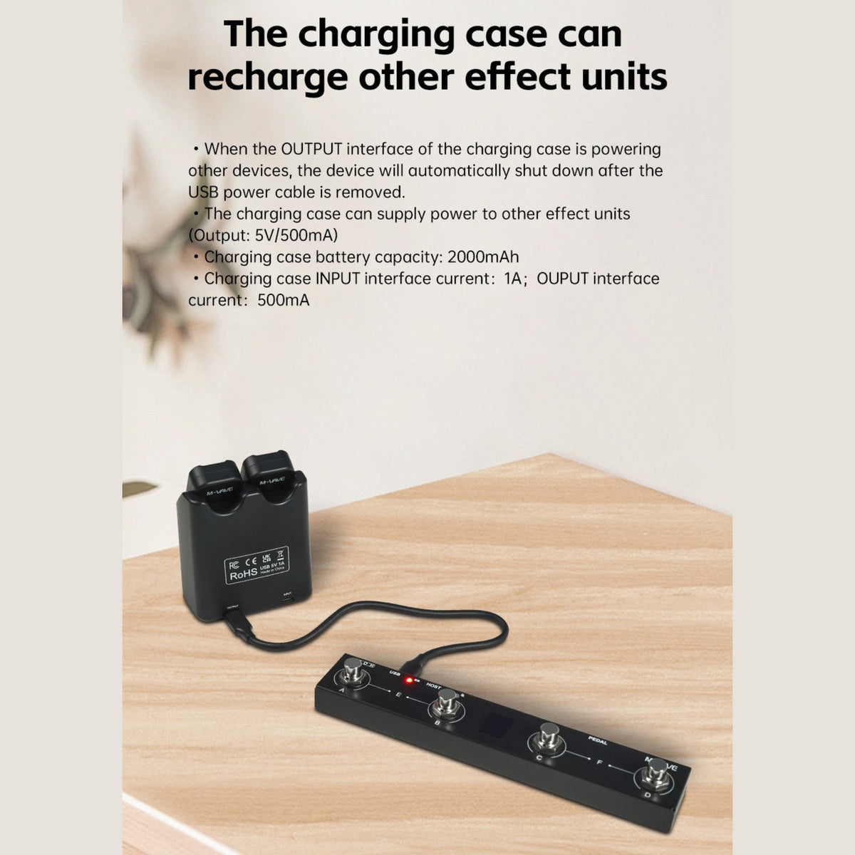 M-VAVE SWS11 Wireless 5.8GHz Audio Transmitter & Reciever System w/ 24-bit Lossless Audio, 3ms Latency & Charging Case