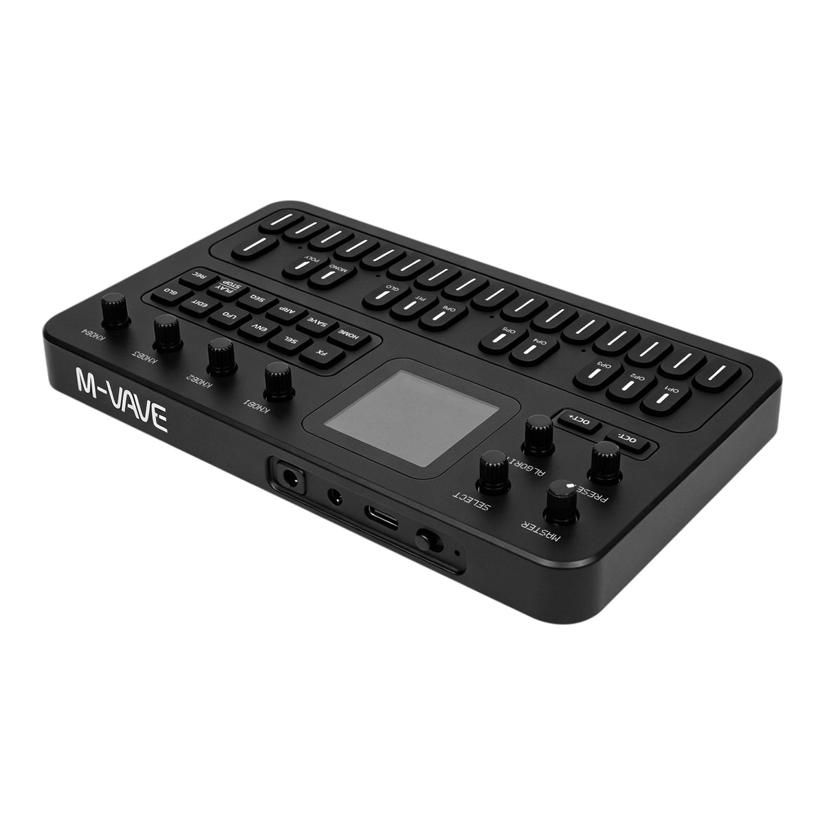 M-VAVE FM1 Portable 6-Operator 27-Key FM Keyboard Synthesizer w/ Built-In Effects, Arpeggiator & Sequencer