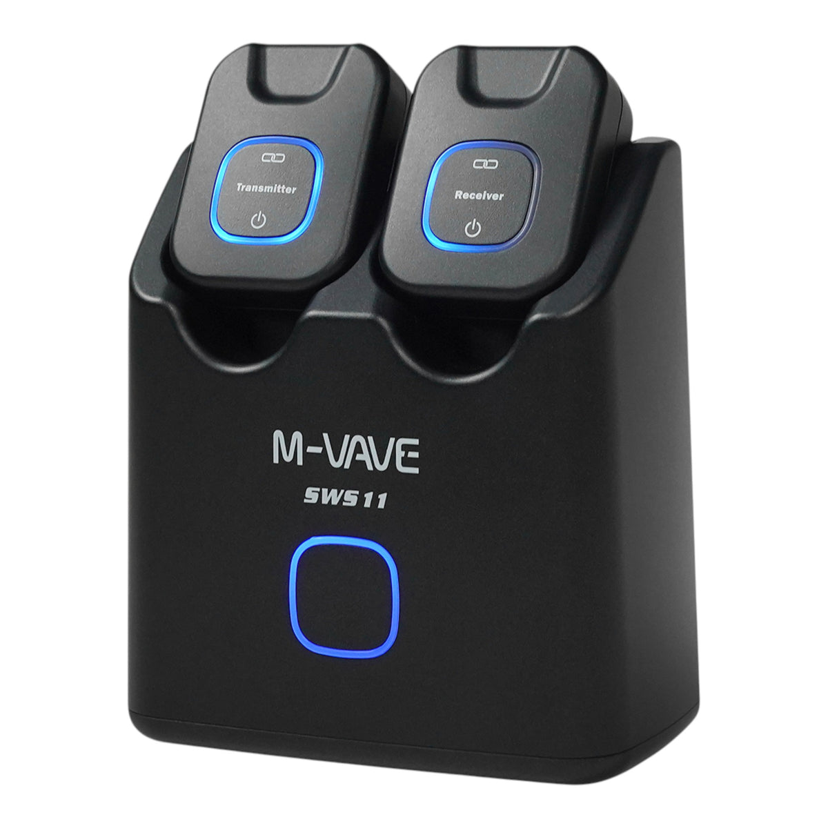 M-VAVE SWS11 Wireless 5.8GHz Audio Transmitter & Reciever System w/ 24-bit Lossless Audio, 3ms Latency & Charging Case