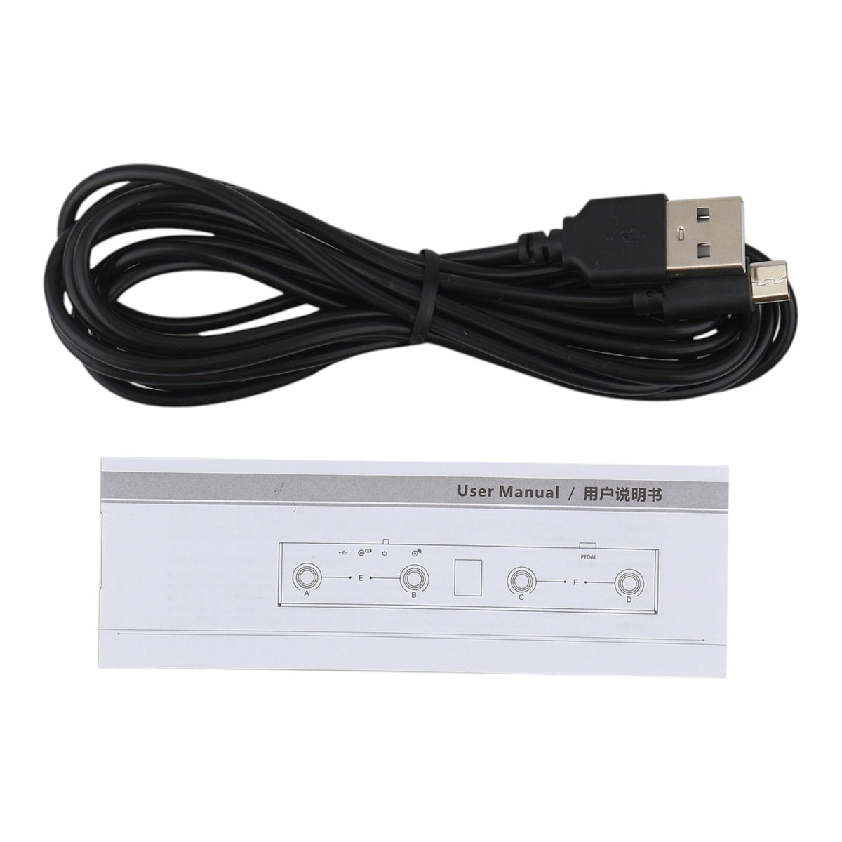 M-VAVE CHOCOLATE Wireless 4-Switch MIDI Foot Controller w/ Command Feedback Display & Bluetooth Connectivity