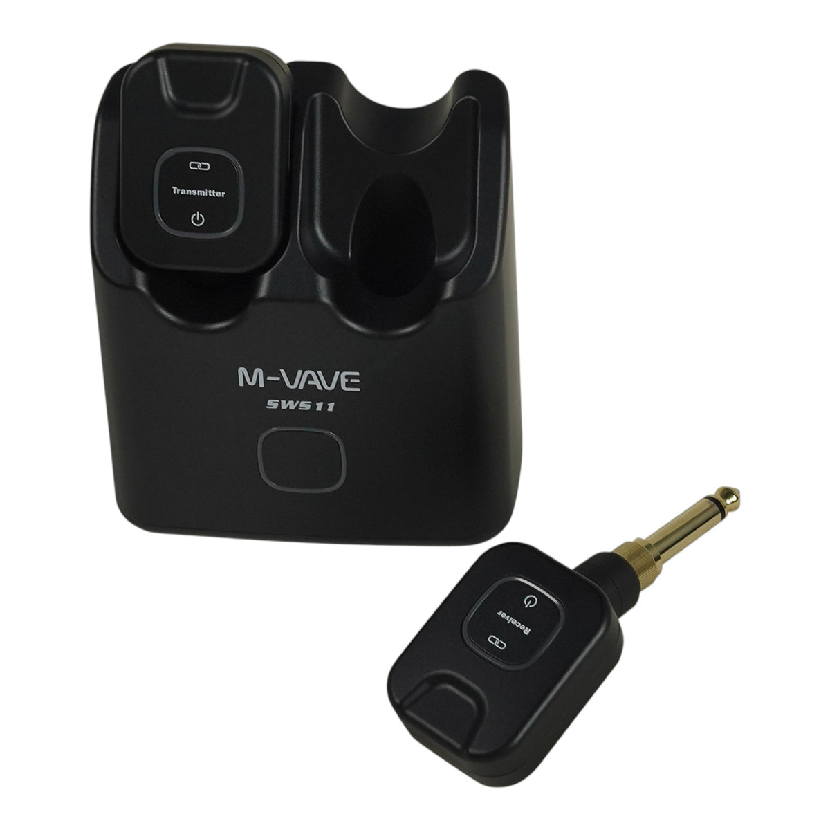 M-VAVE SWS11 Wireless 5.8GHz Audio Transmitter & Reciever System w/ 24-bit Lossless Audio, 3ms Latency & Charging Case
