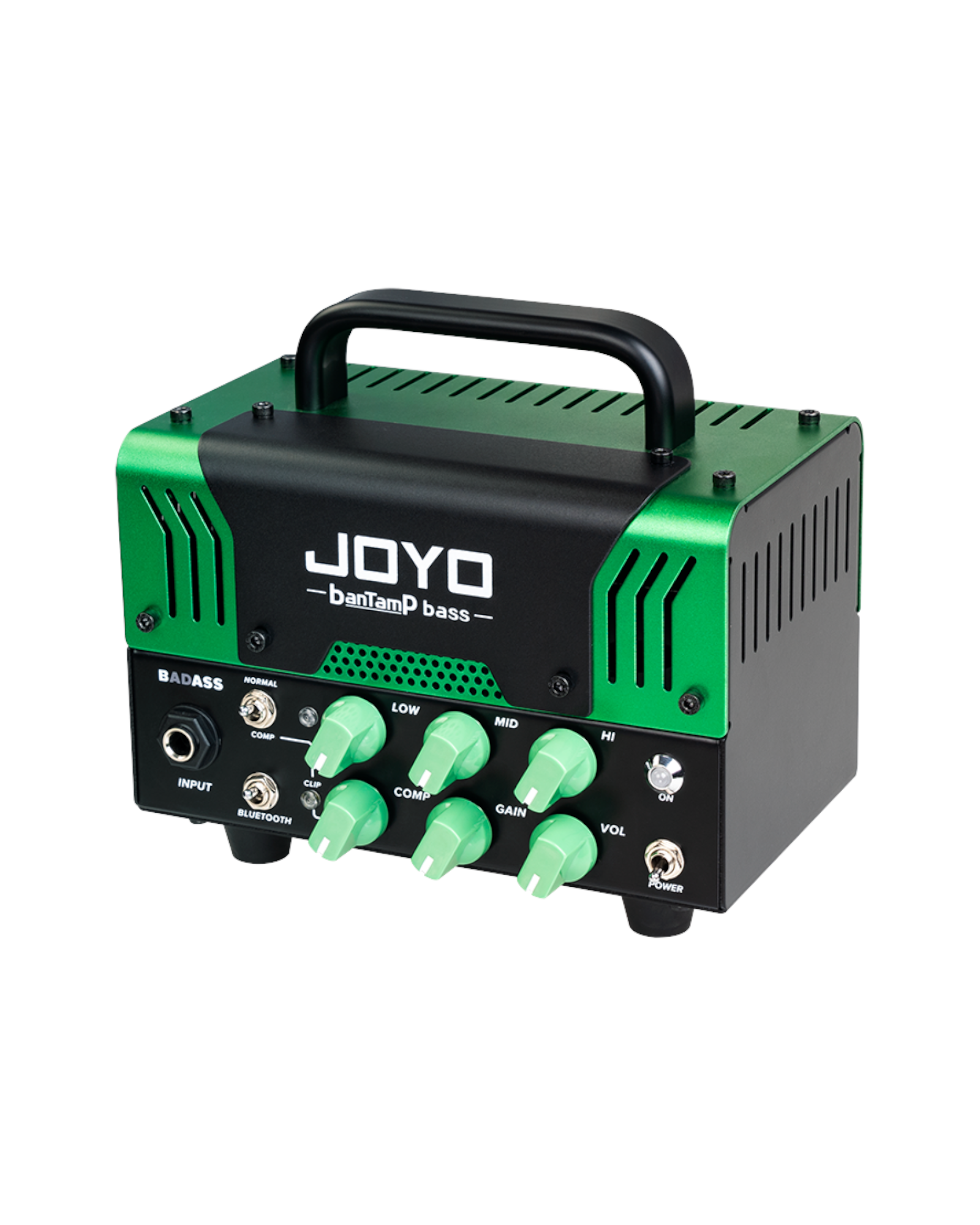 Joyo BadASS BanTamP Bass Hybrid Tube Amp Head w/ Included Footswitch & 3-Band EQ - BADASS
