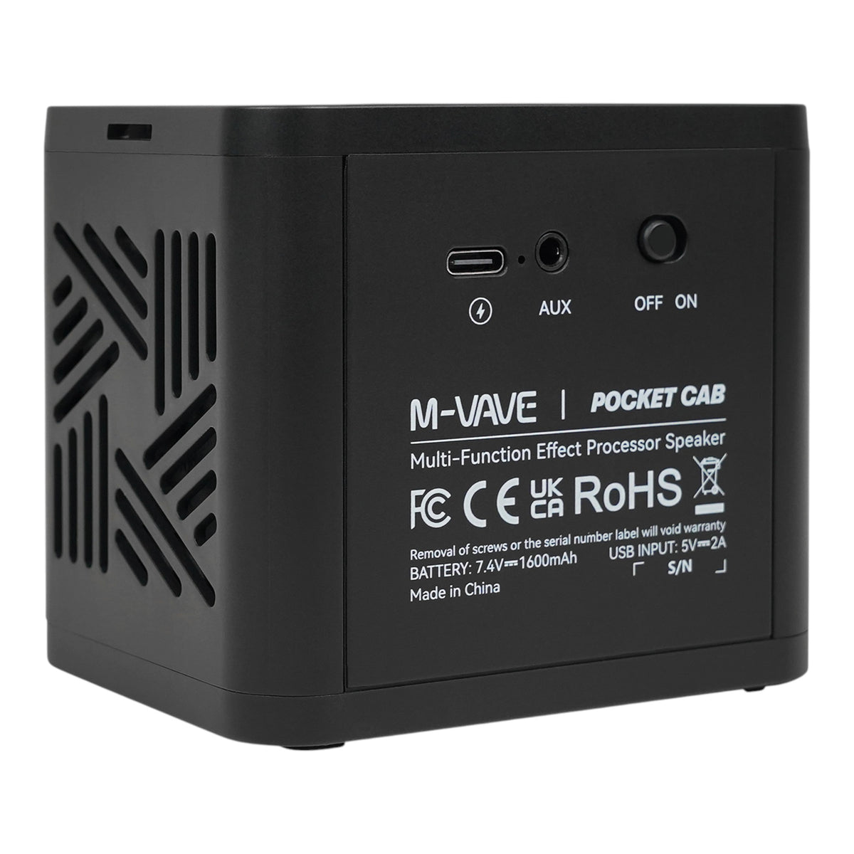 M-VAVE POCKETCOMBO Portable Rechargeable 10W Speaker & Guitar Effects System w/ ANN Tone Modelling & Bluetooth Playback