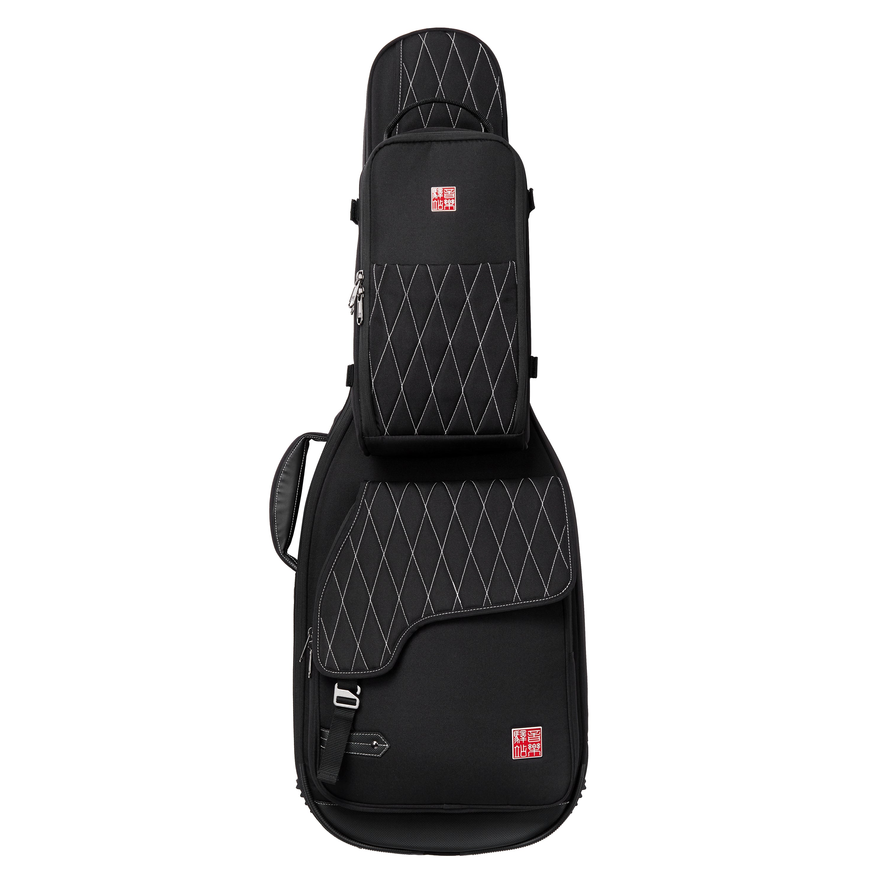 Music Area RB30 30mm Padded Weather-Proof Electric Guitar Gig Bag w/ Detachable Isothermic Bag - RB30EGBLK