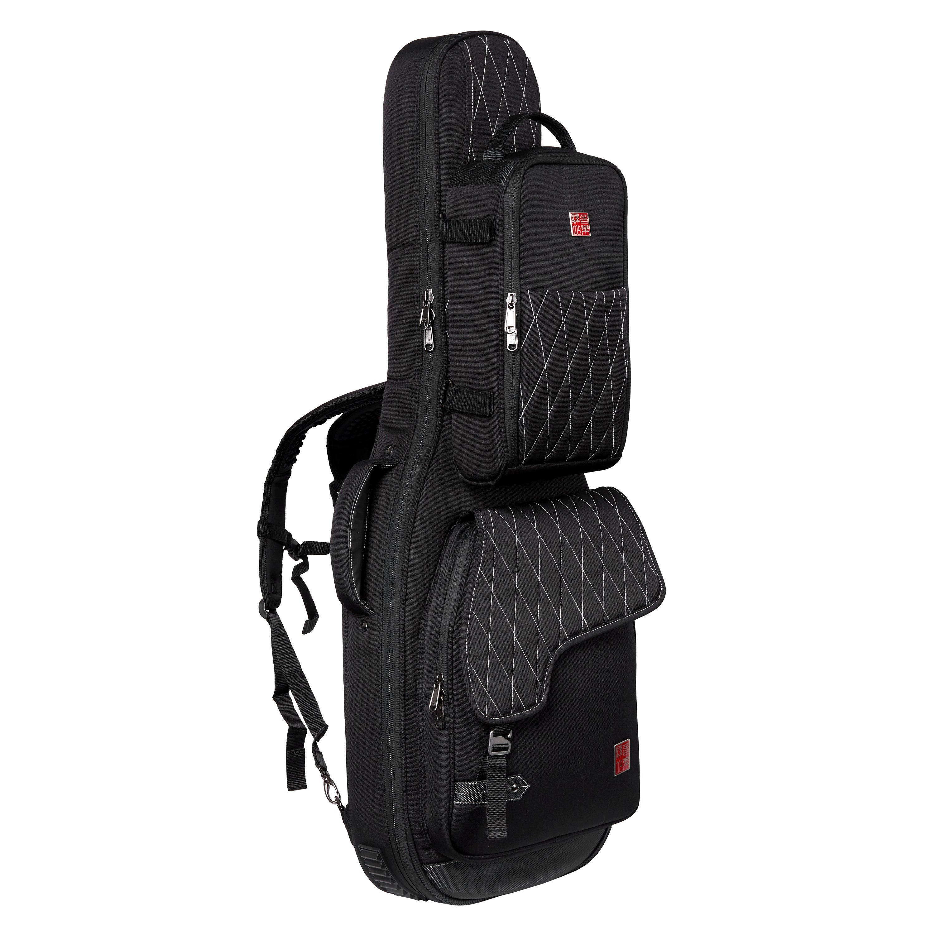 Music Area RB30 30mm Padded Weather-Proof Electric Guitar Gig Bag w/ Detachable Isothermic Bag - RB30EGBLK