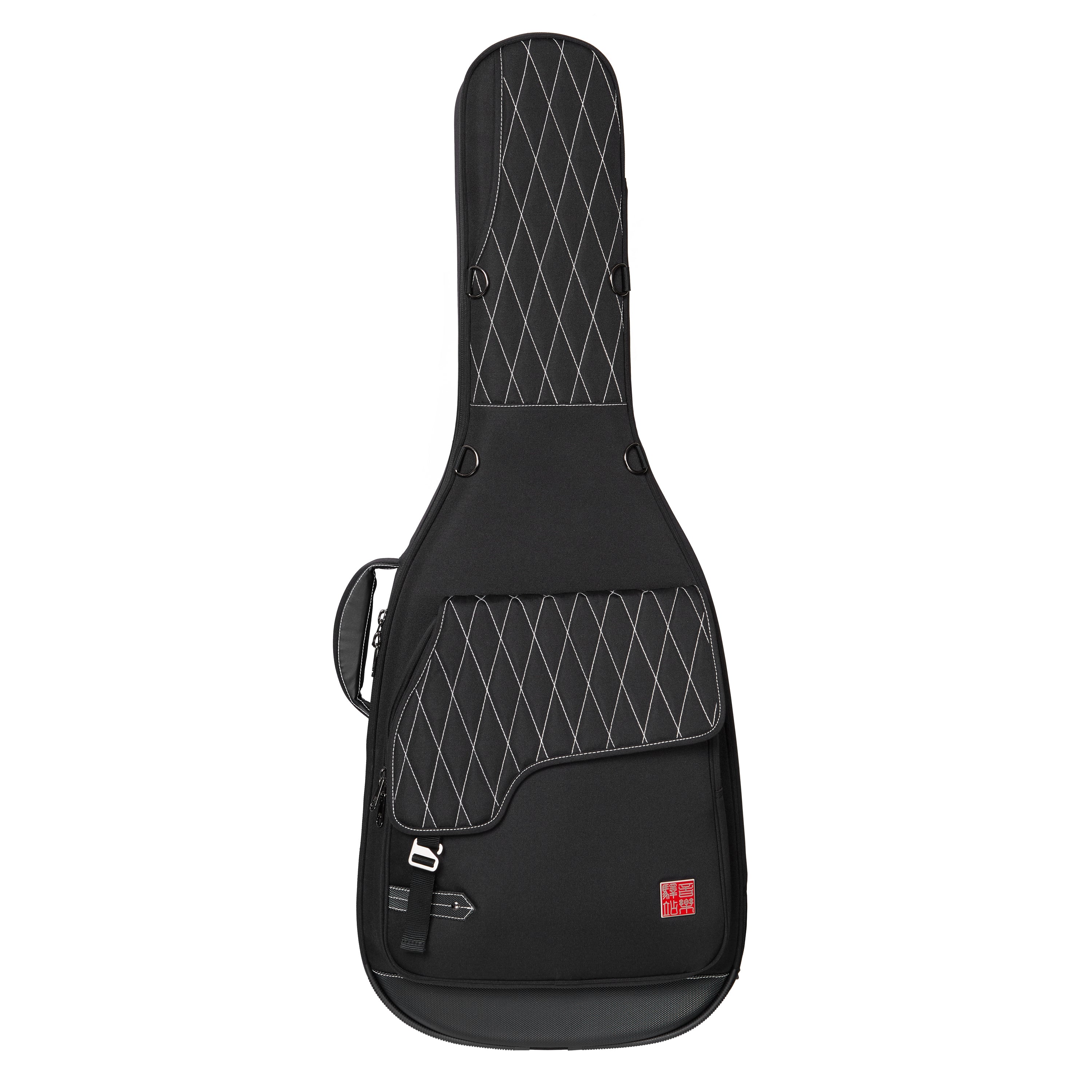 Music Area RB30 30mm Padded Weather-Proof Acoustic Guitar Gig Bag w/ Detachable Isothermic Bag - RB30DABLK