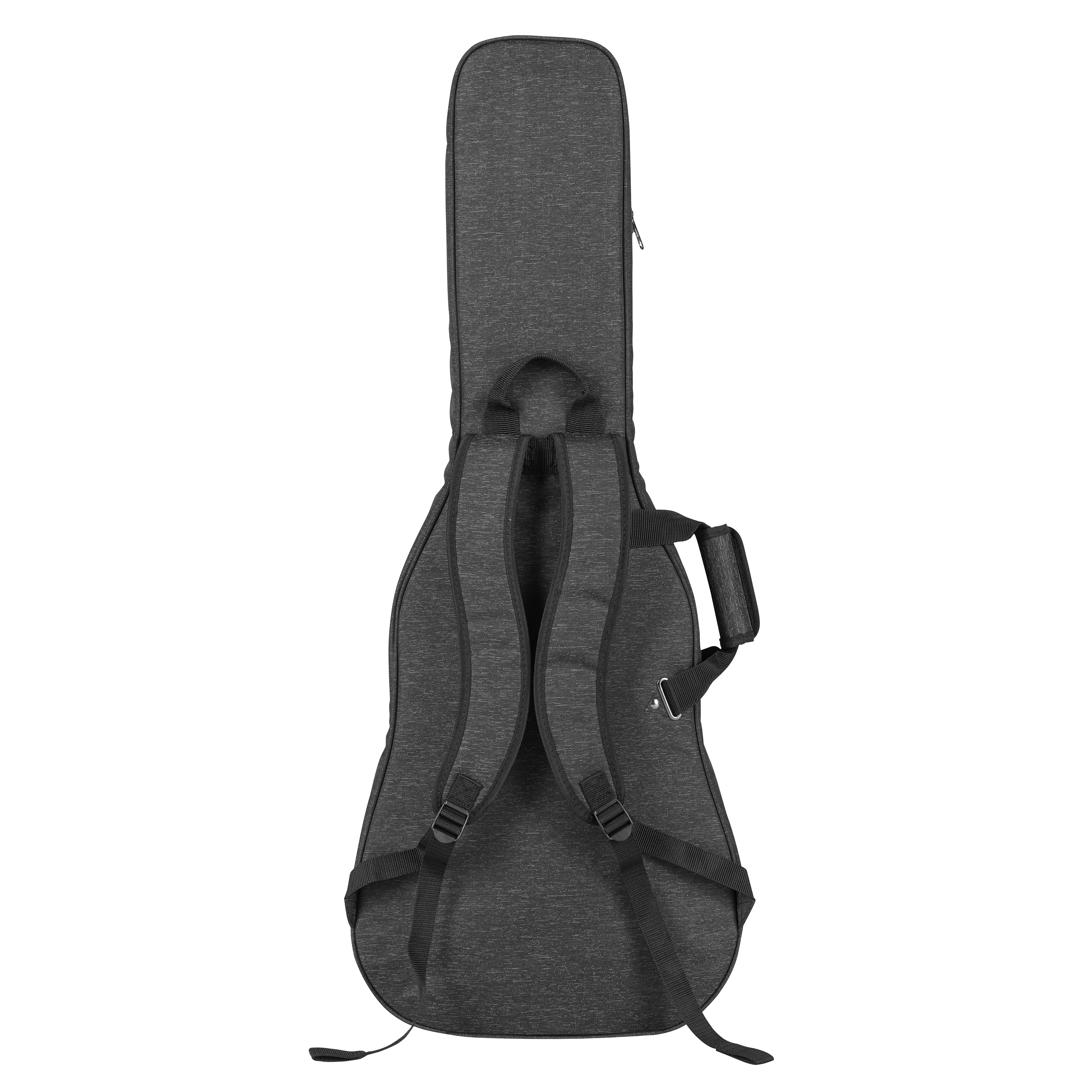 Music Area RB20 20mm Padded Weather-Proof Electric Guitar Gig Bag w/ Adjustable Neck Cradle - RB20EGBLK