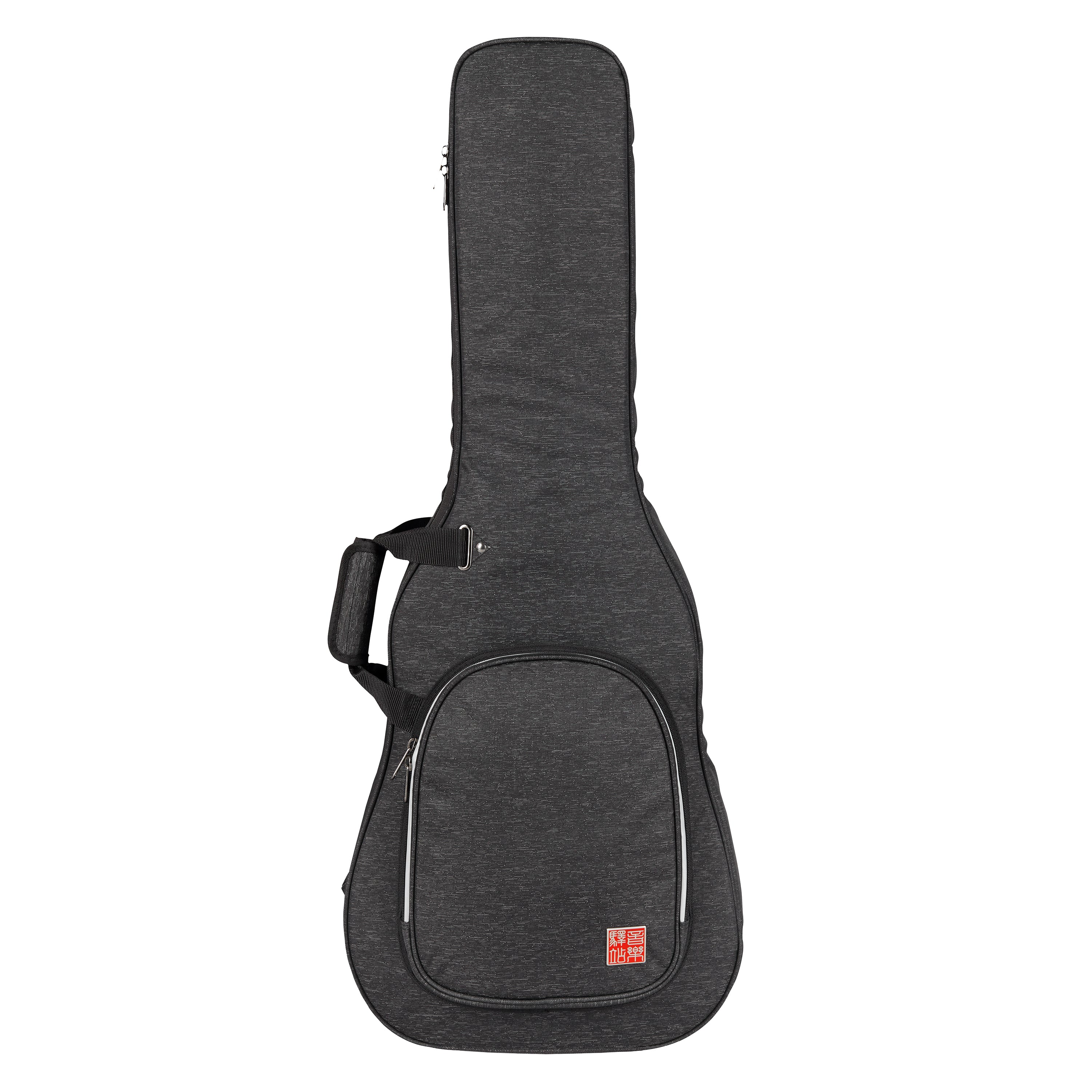 Music Area RB20 20mm Padded Weather-Proof Electric Guitar Gig Bag w/ Adjustable Neck Cradle - RB20EGBLK
