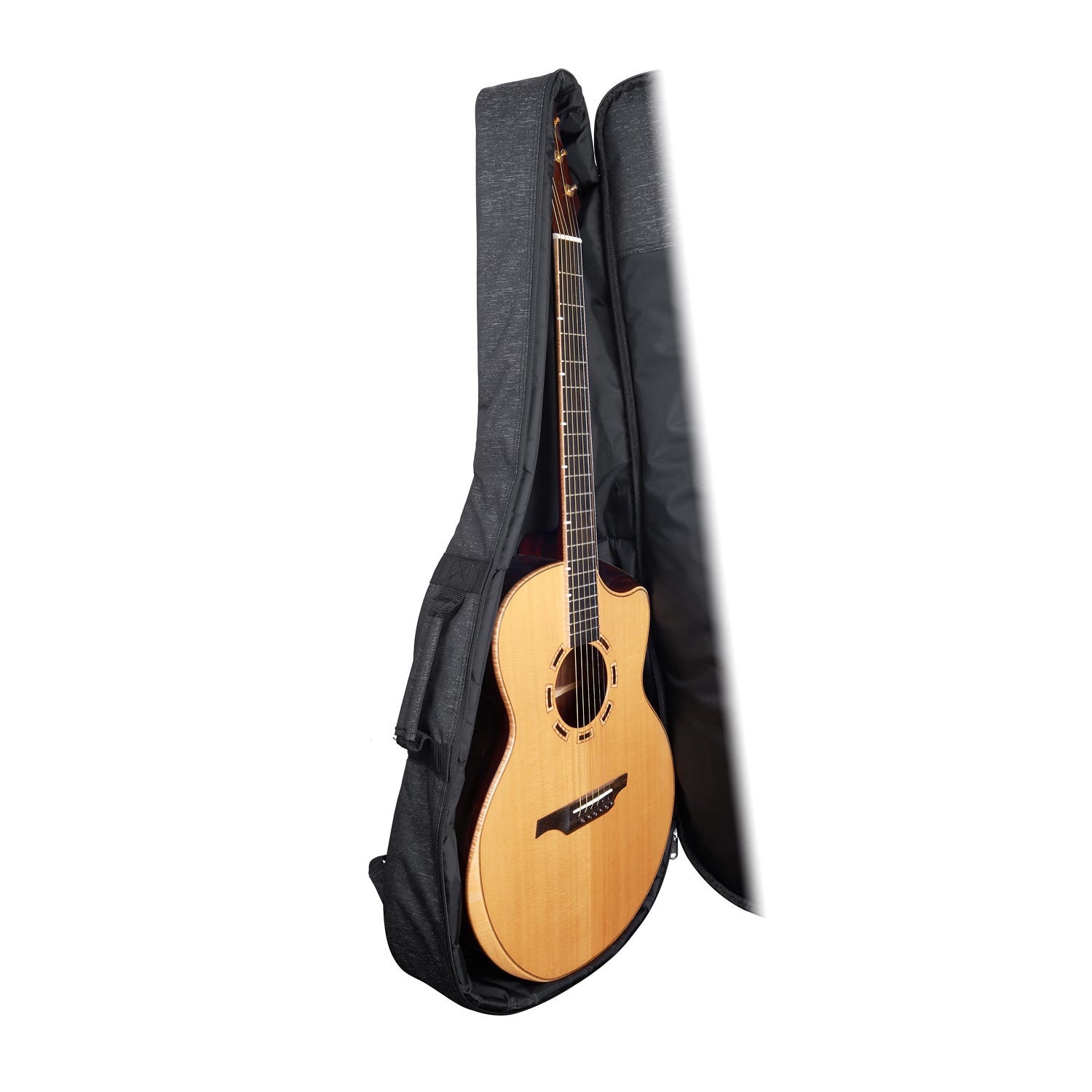 Music Area RB10 10mm Padded Weather-Proof Acoustic Guitar Gig Bag - RB10DABLK