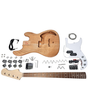 B303DIY Solid Mahogany body and Bolt-On Maple neck Bass Guitar DIY Kit