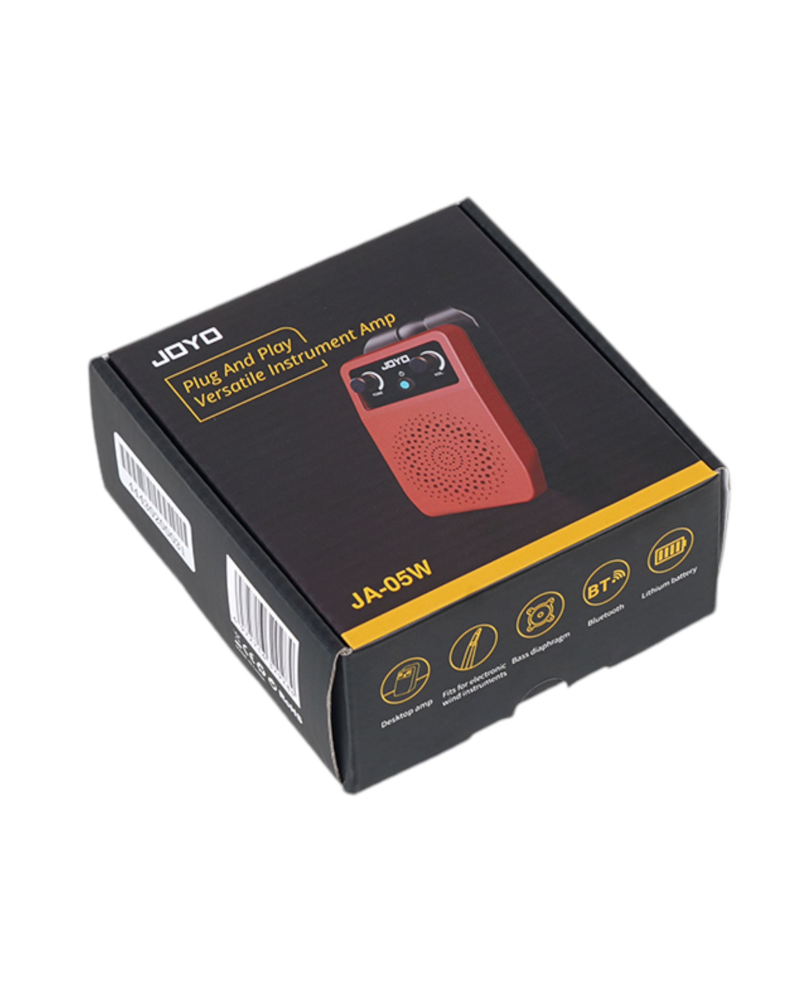 Joyo Plug-and-Play Portable Rechargeable Electric Instrument Mini Amp w/ Built-In Bluetooth & Tone Control - JA05W