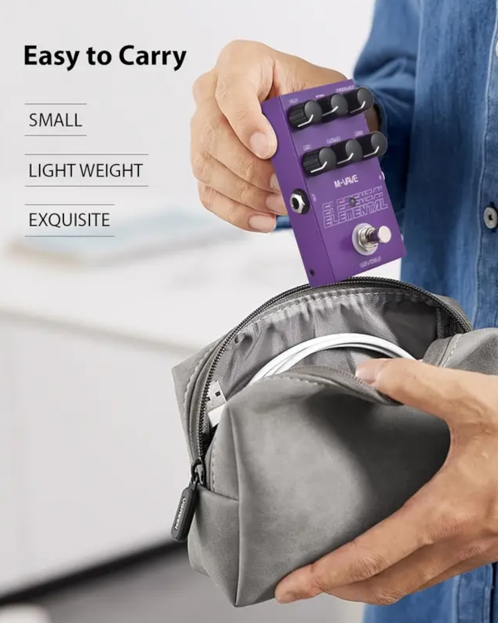 M-Vave Elemental Guitar Delay Effects Pedal / 9 Delay Effects - ELEMENTAL