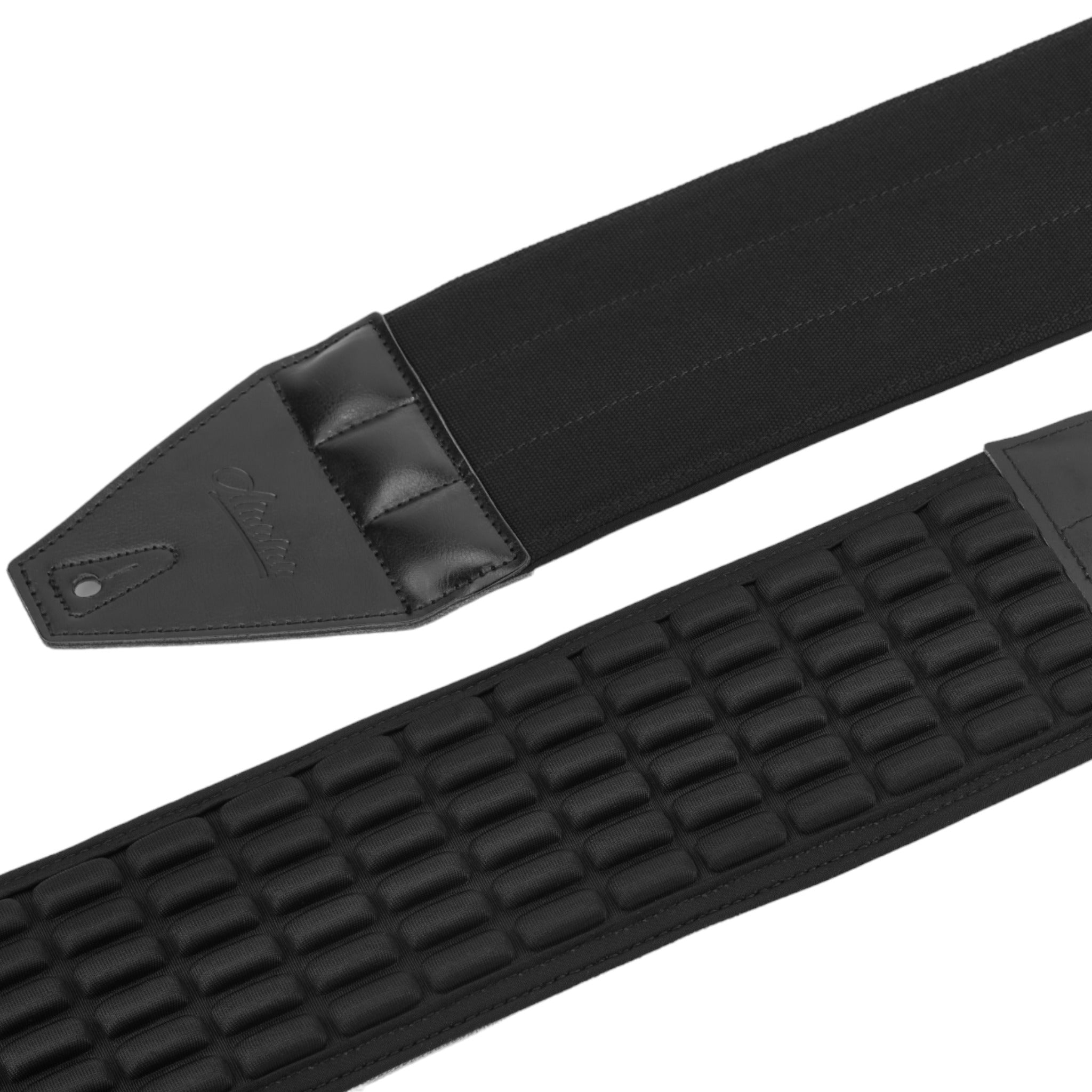 Amumu AIRAFT™ 4" Air Cell Padded Bass & Guitar Strap Black - AIRAFT4INBLKCVSTD