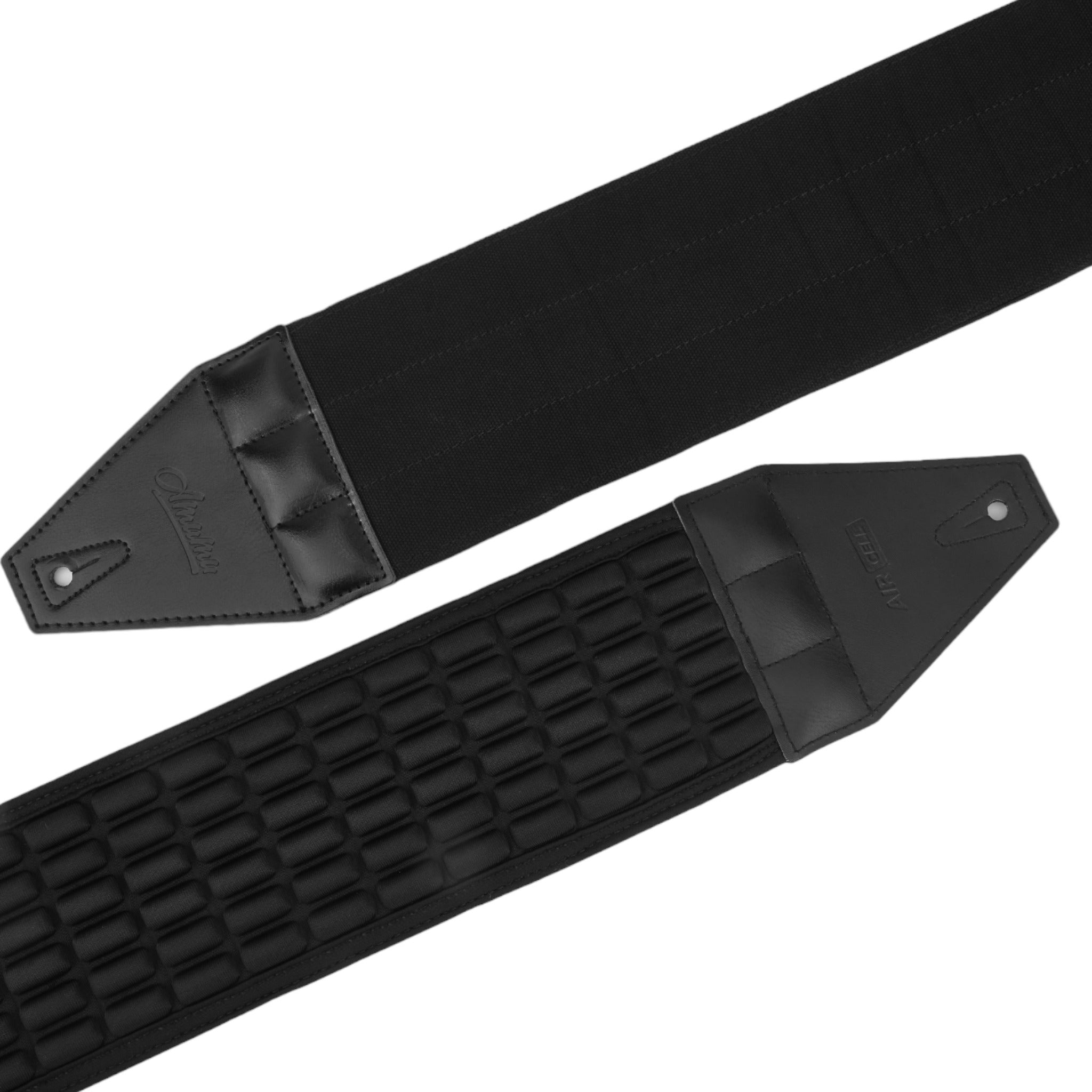 Amumu AIRAFT™ 4" Air Cell Padded Bass & Guitar Strap Black - AIRAFT4INBLKCVSTD