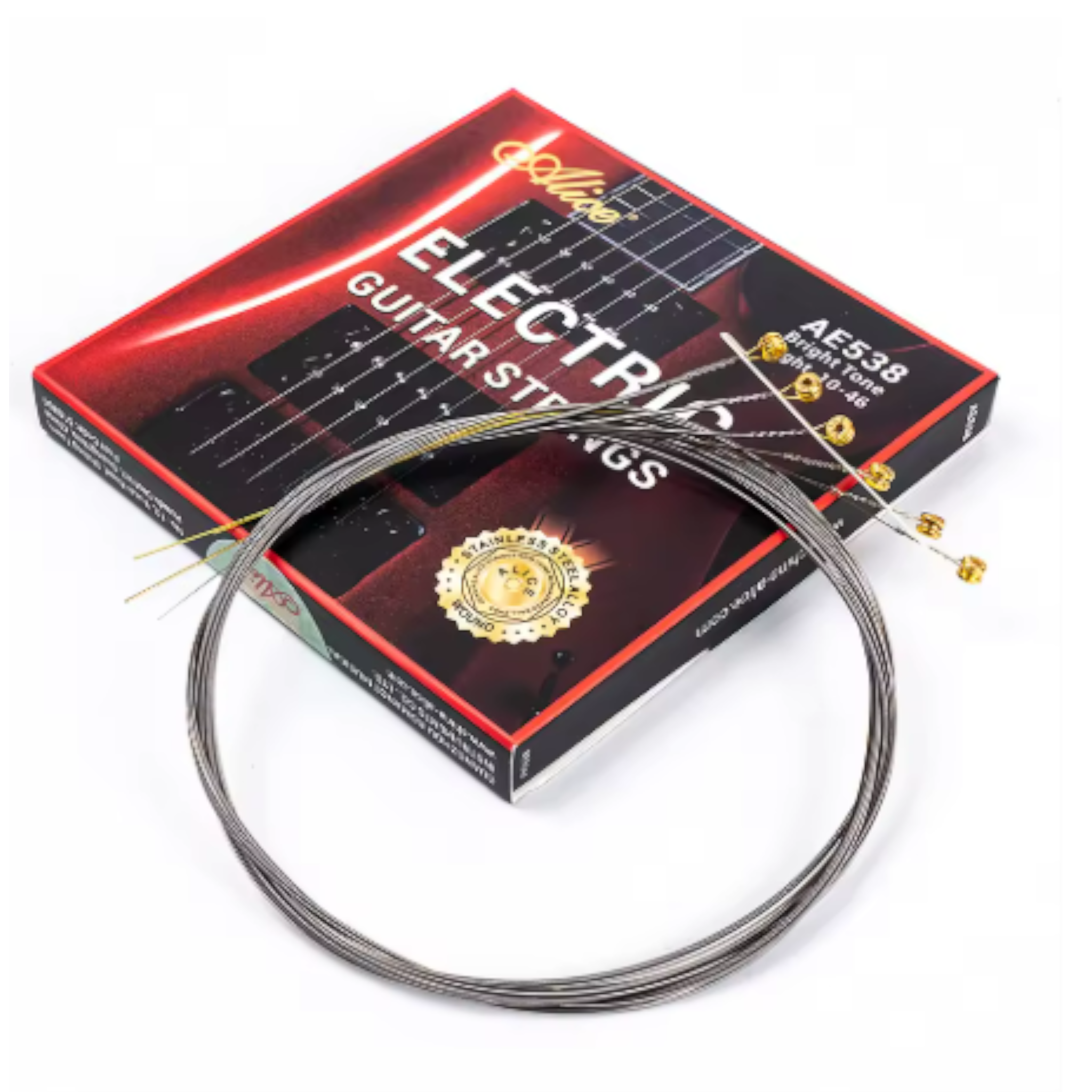 Alice AE538SL 09-42 Hexagonal Steel Core Stainless Steel Alloy Electric Guitar Strings