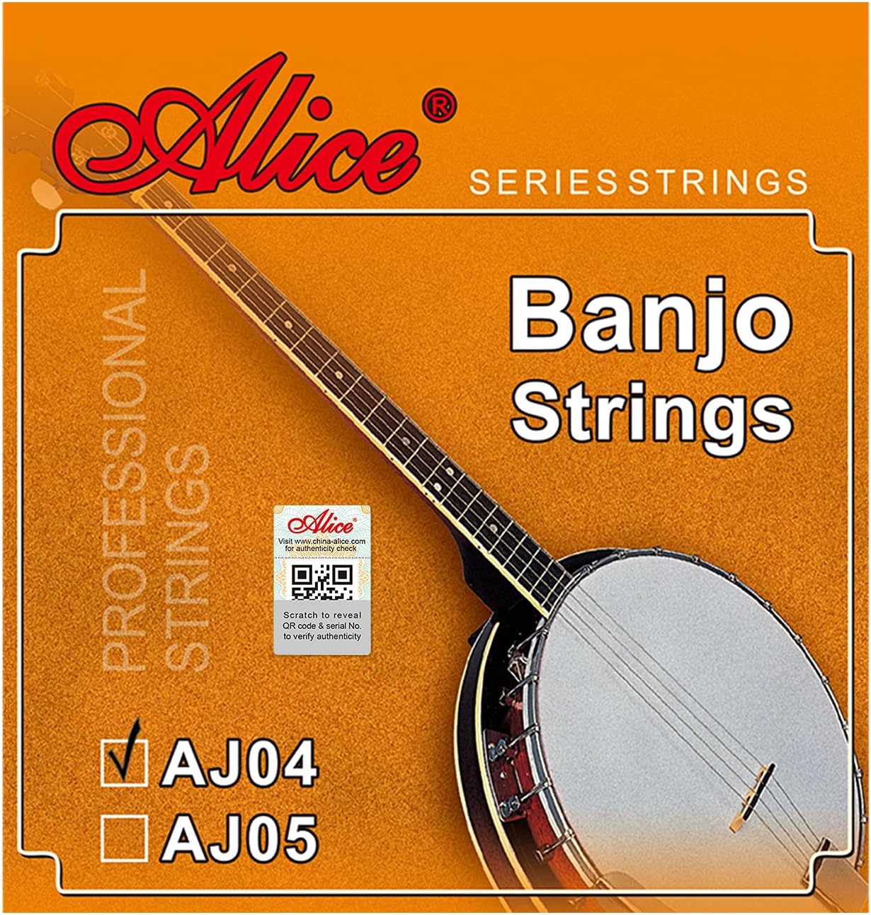 Alice AJ04 4-String Banjo Strings Set