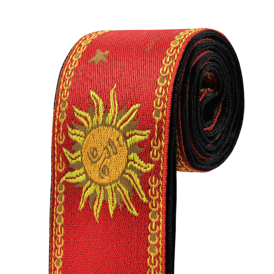 Amumu CO21JRD Guitar Strap Sun Jacquard