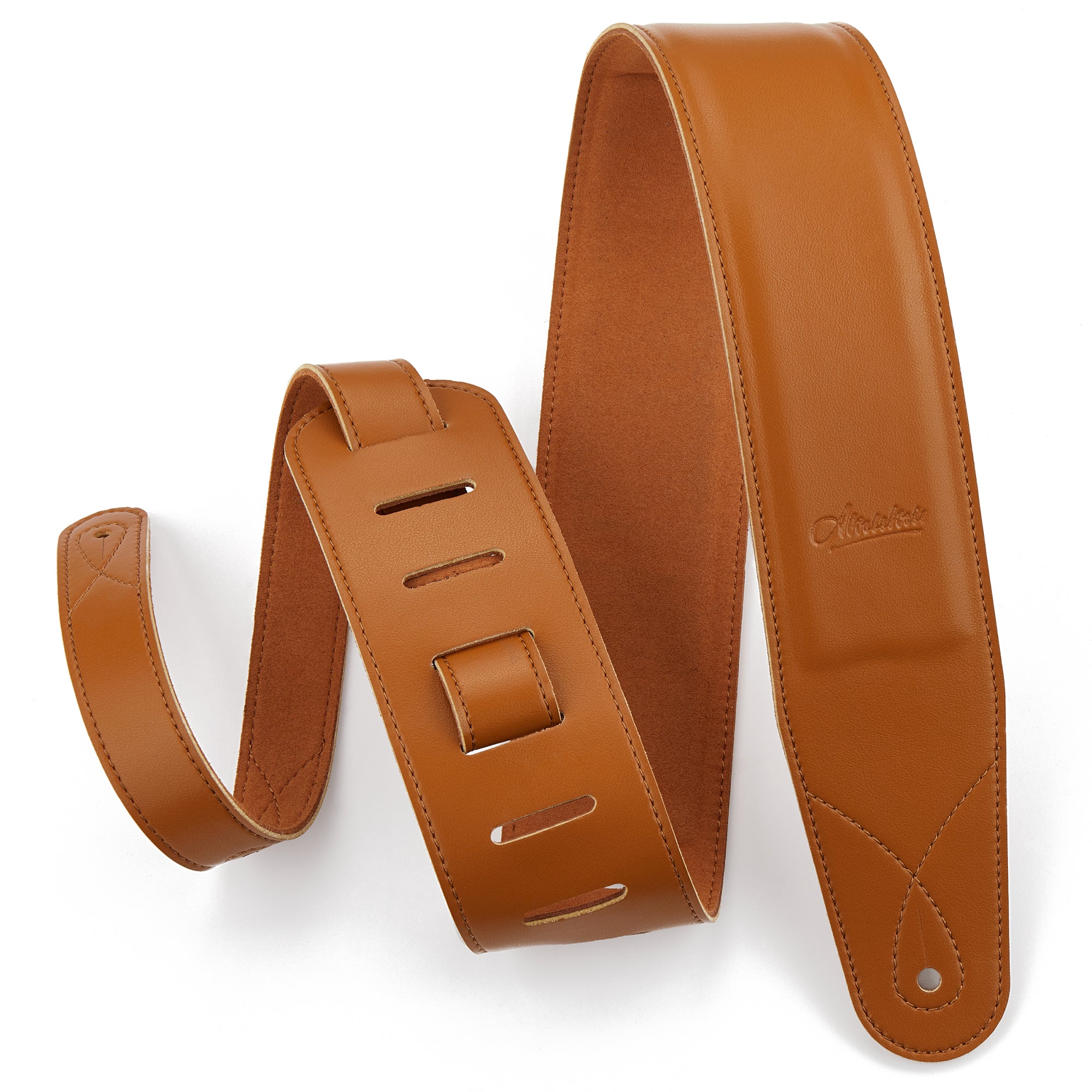 Amumu ML01BN Microfiber Leather Guitar Strap