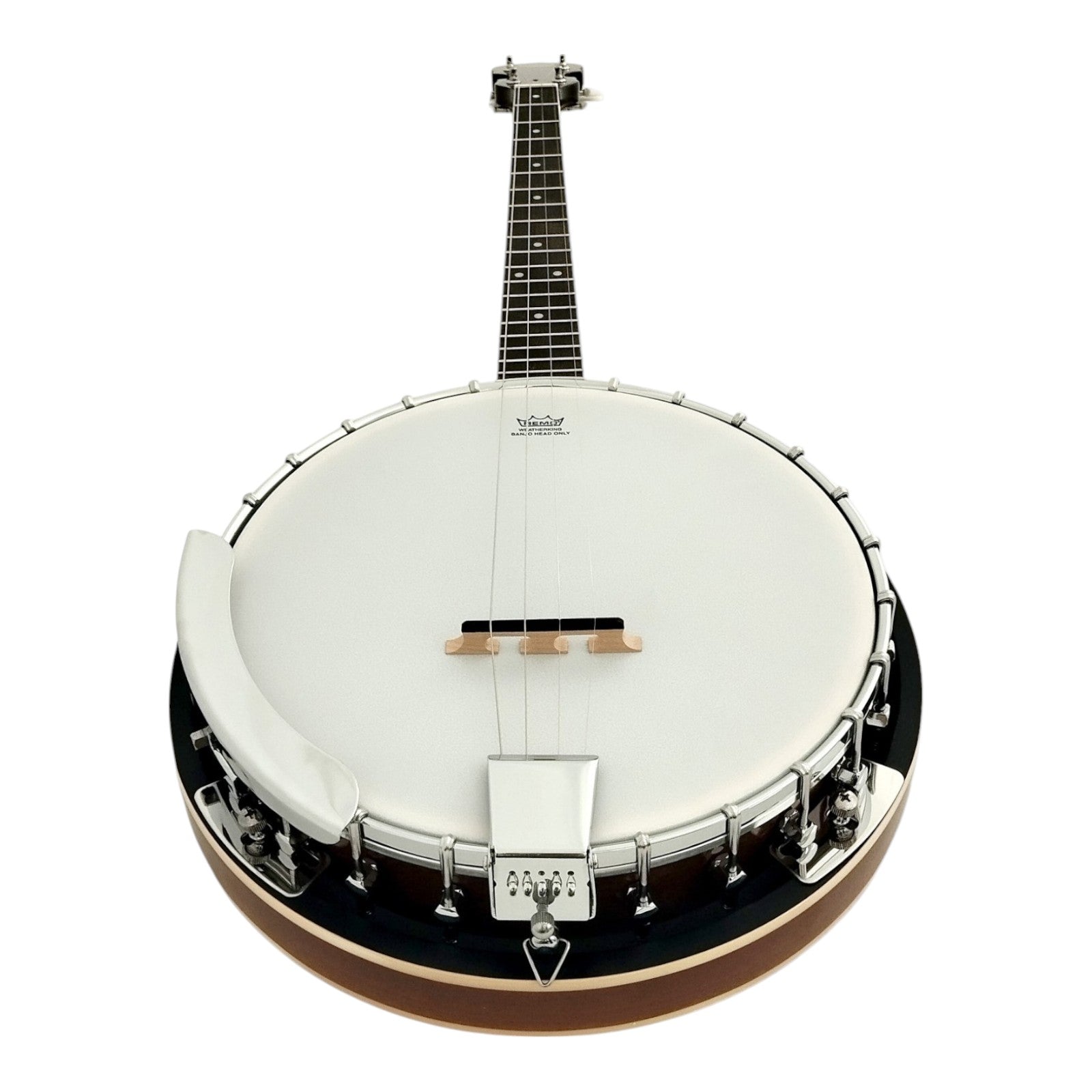 Caraya 4-String Mahogany Body Resonator Tenor Banjo - Natural BJ004