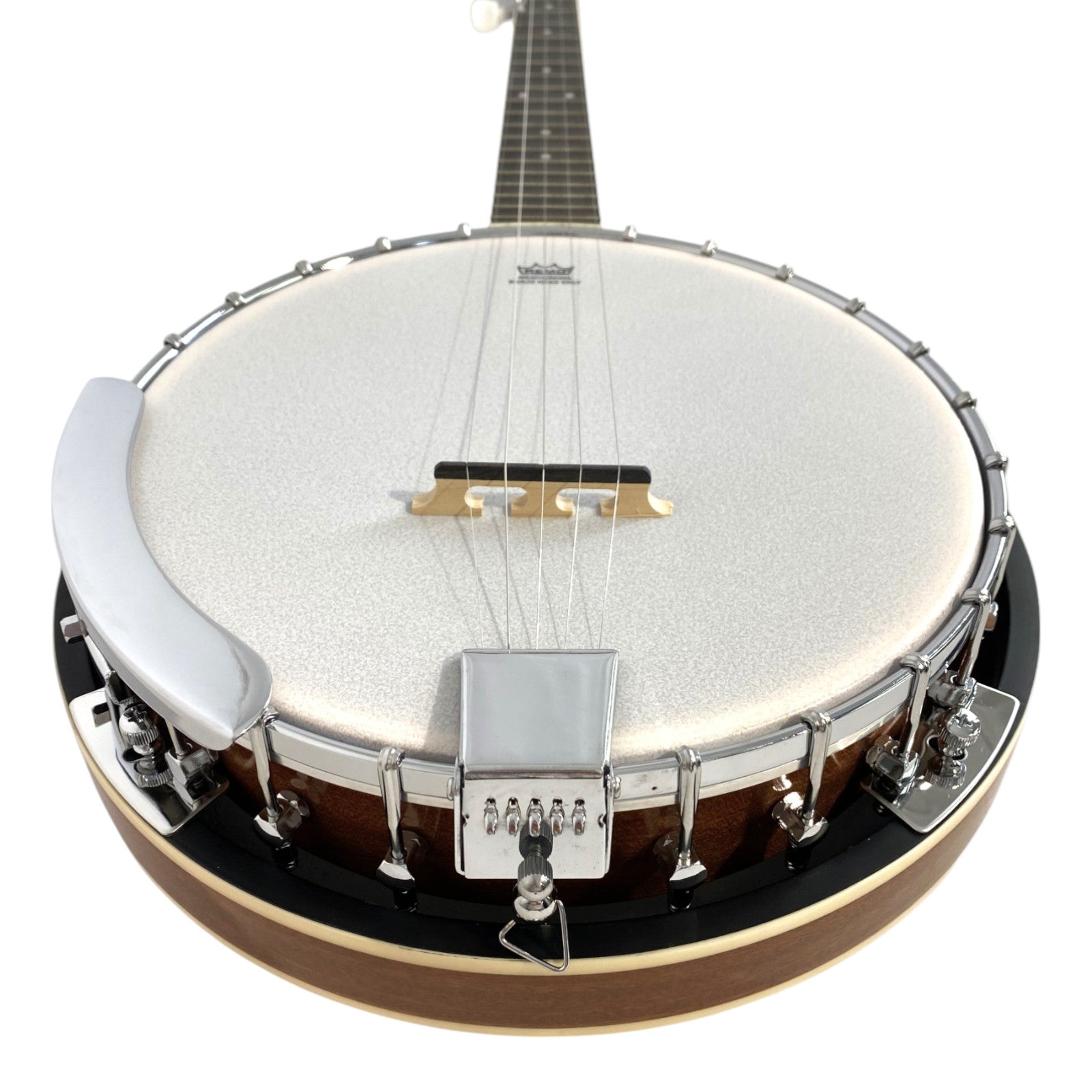 Caraya 5-String Mahogany Body Resonator Banjo - Natural BJ005