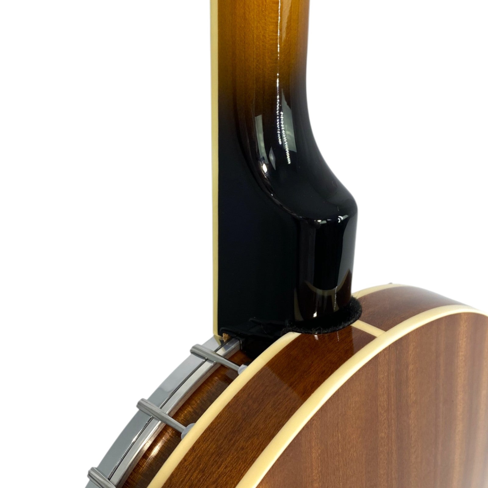 Caraya 5-String Mahogany Body Resonator Banjo - Natural BJ005