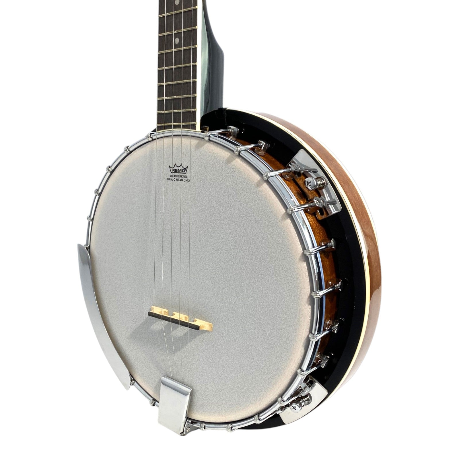 Caraya 5-String Mahogany Body Resonator Banjo - Natural BJ005