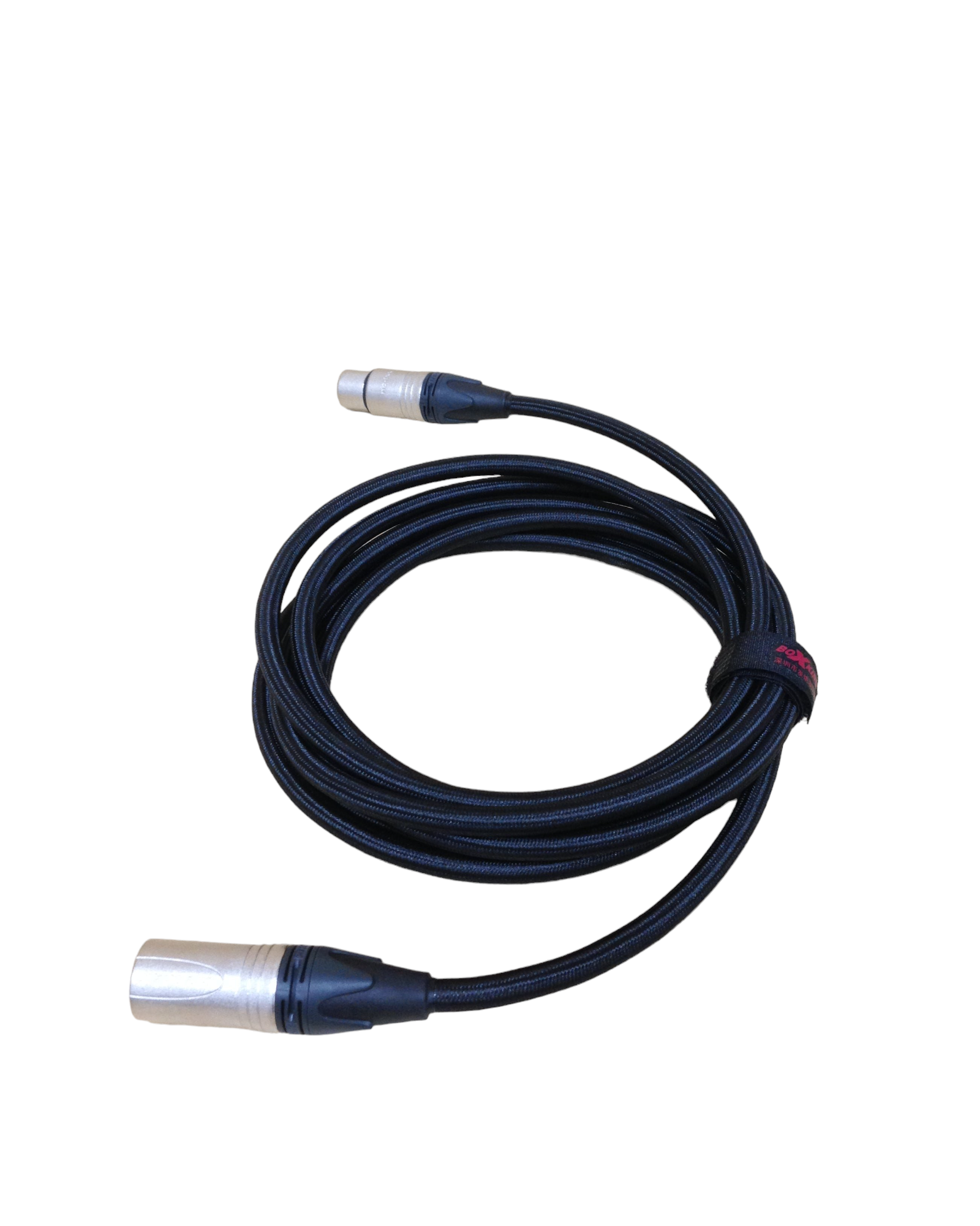 BoxKing OCC Microphone Cable/Lead,XLR-XLR,10FT(3M),3 Pin,All Silver Plated,Black