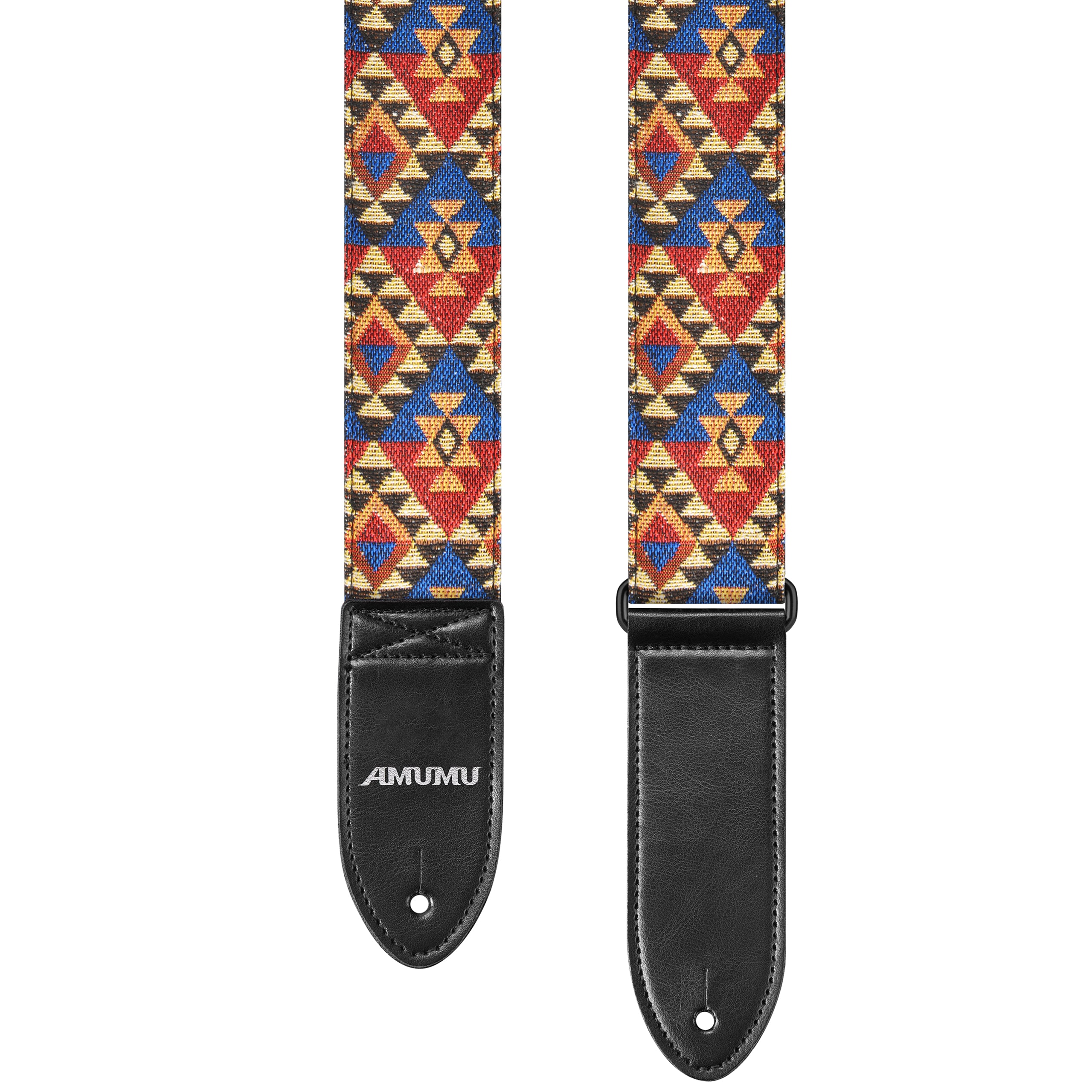 Amumu CO19J Retro Triangle Guitar Strap Multicolor