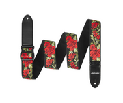 Amumu CO22JRD Rose Flower Guitar Strap