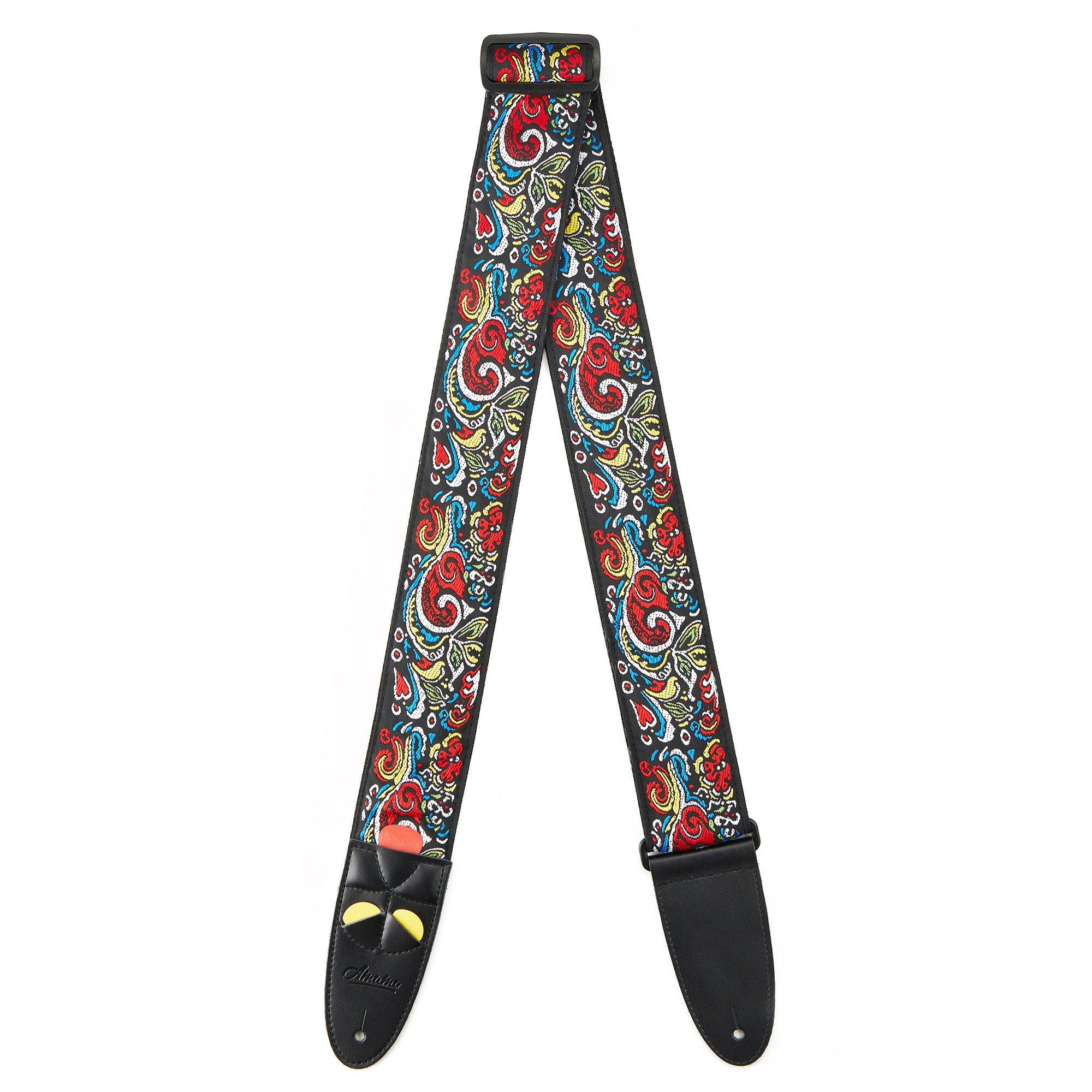 Amumu CO35J Love Flower Guitar Strap