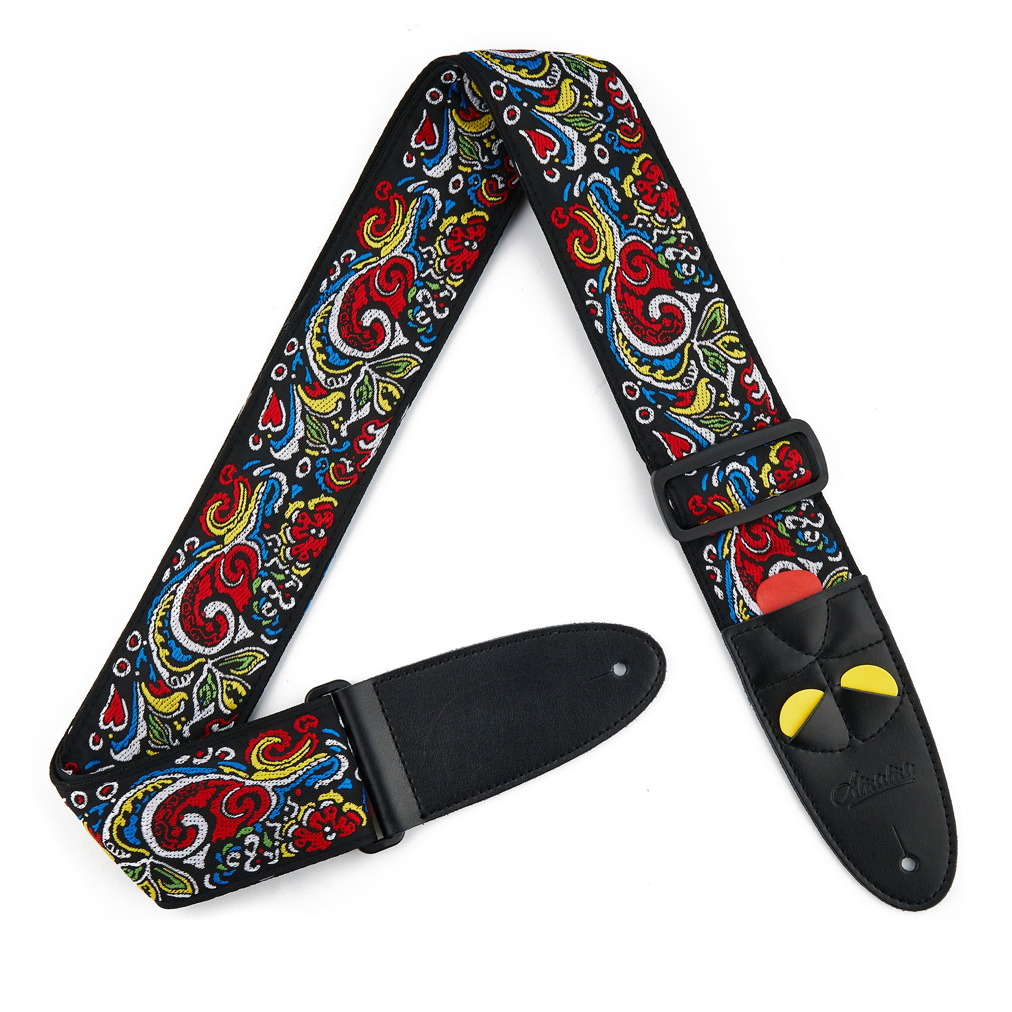 Amumu CO35J Love Flower Guitar Strap