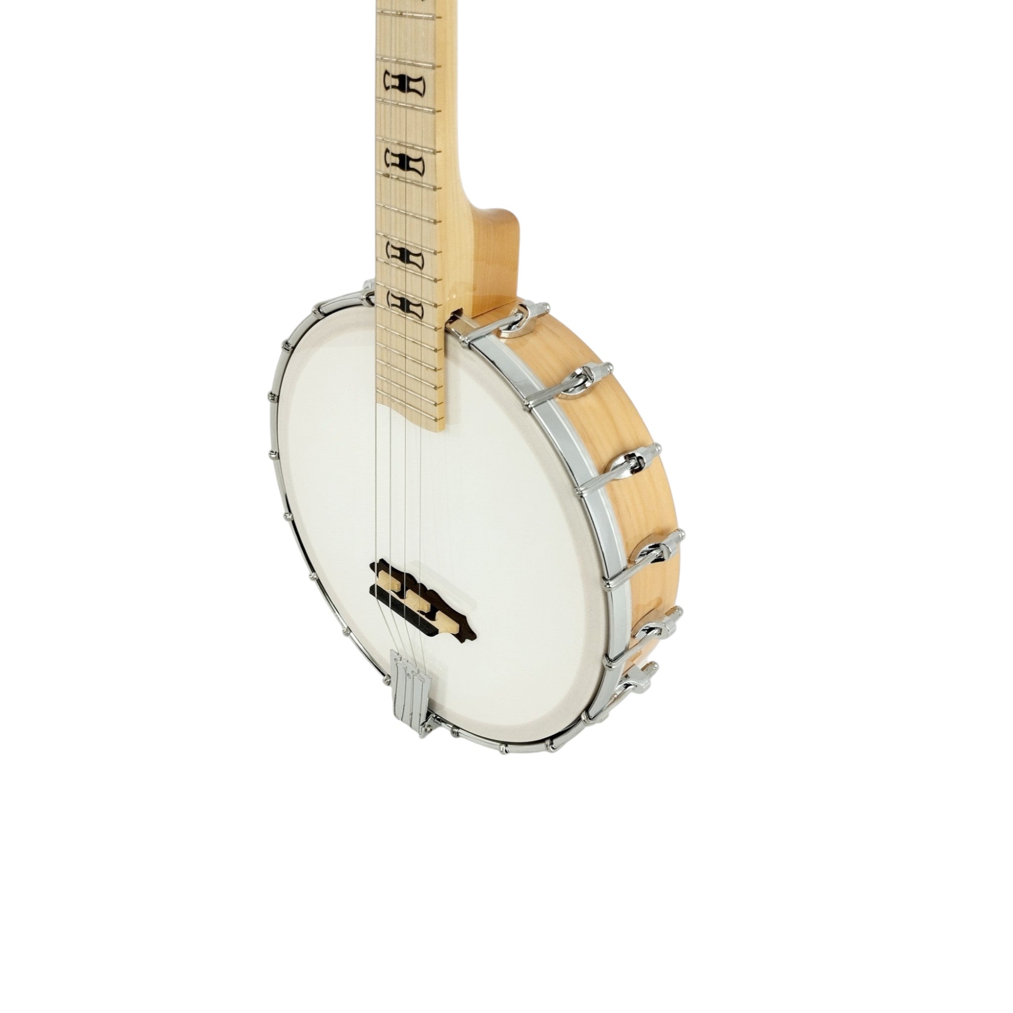 Caraya 17 Fret Tenor Banjo Natural BJ24 + Stand