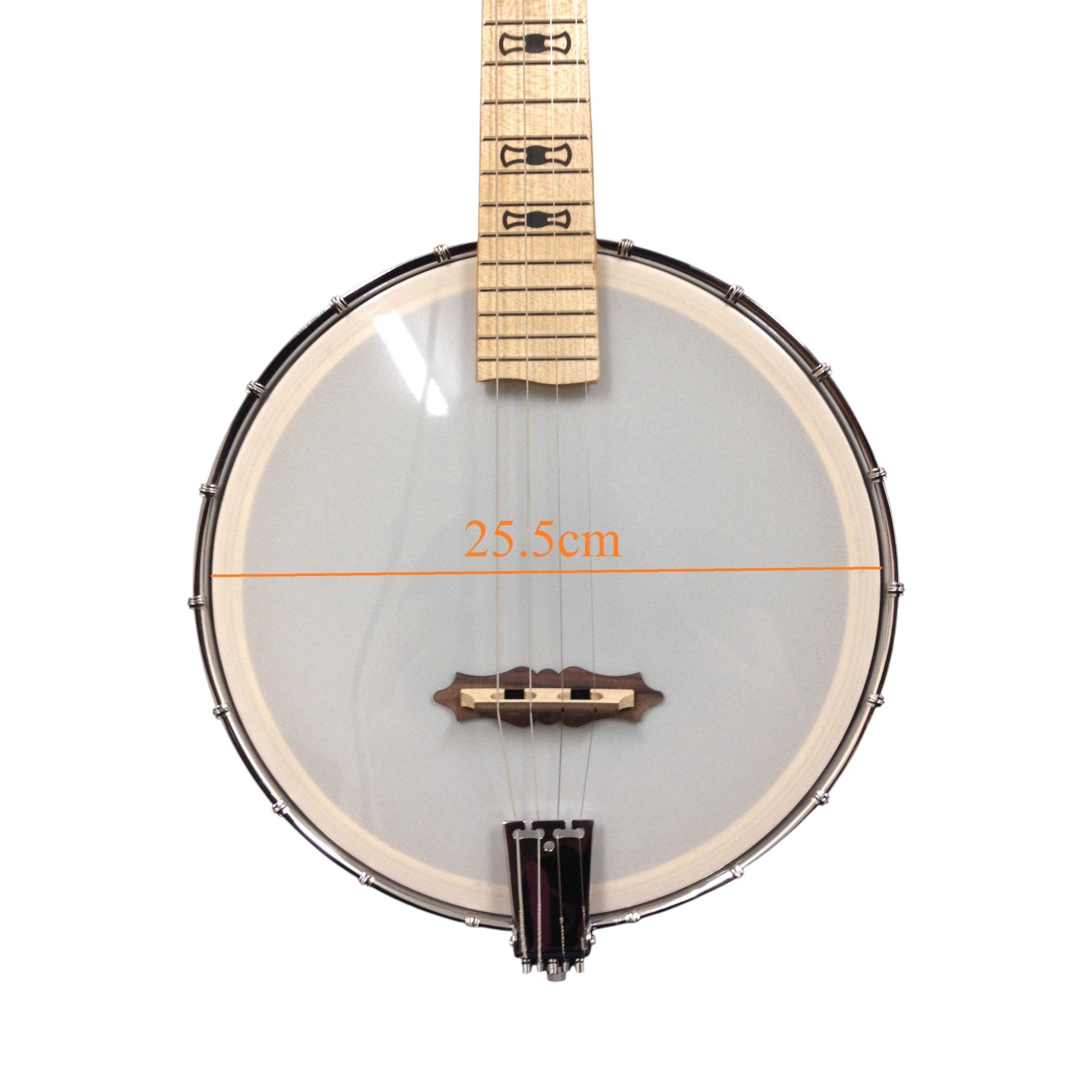 Caraya 17 Fret Tenor Banjo Natural BJ24 + Stand