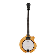 Caraya BJ60 5-String Electric-Acoustic Mountain Banjo – Ceramic Pickups, Double Rods