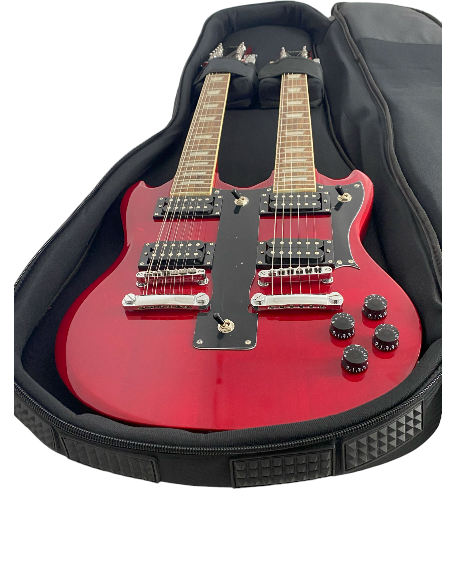 DE10PB 10mm Double Neck Guitar Padded Bag