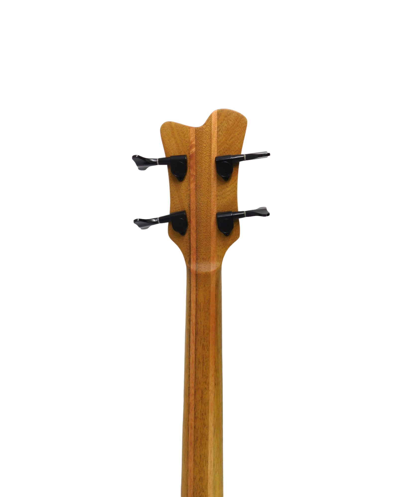 Haze Solid Walnut Neck-Thru Active Single-Coil WR Electric Bass Guitar - Natural SPB3213N
