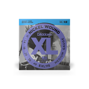D’Addario 11-49 XL Nickel Electric Guitar Strings – Medium Blues/Jazz-Rock Set (EXL115)
