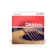 D’Addario 13-56 Phosphor Bronze Acoustic Guitar Strings – Medium (.013–.056) (EJ17)