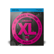D’Addario 45-100 XL Nickel Bass Strings – Regular Light, Long Scale (EXL170)