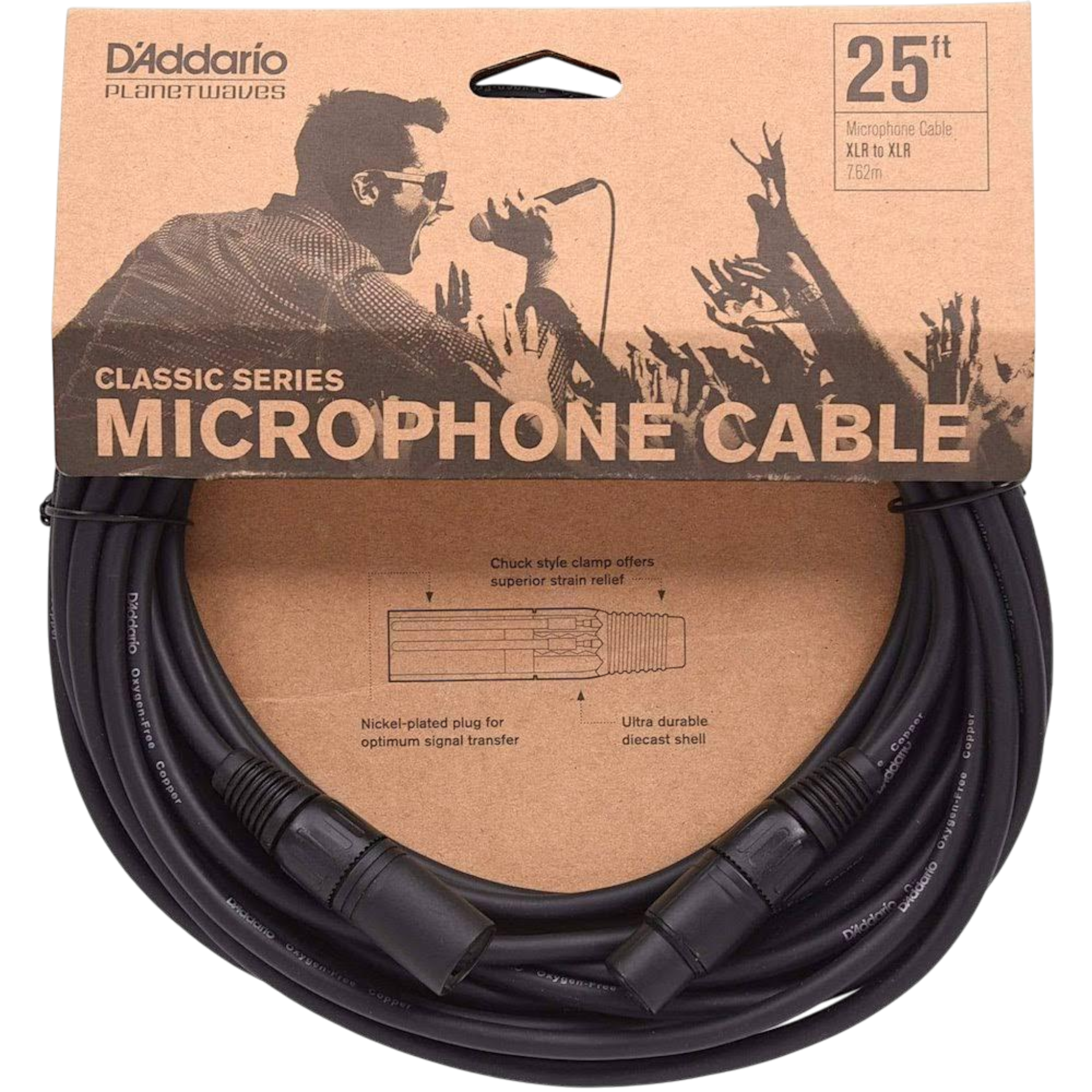D'Addario Classic Series XLR Microphone Cable