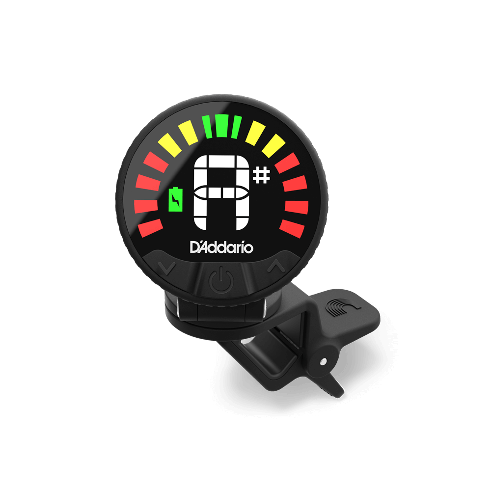 D'Addario Nexxus 360 Rechargeable Clip-on Guitar Tuner - (PWCT26)