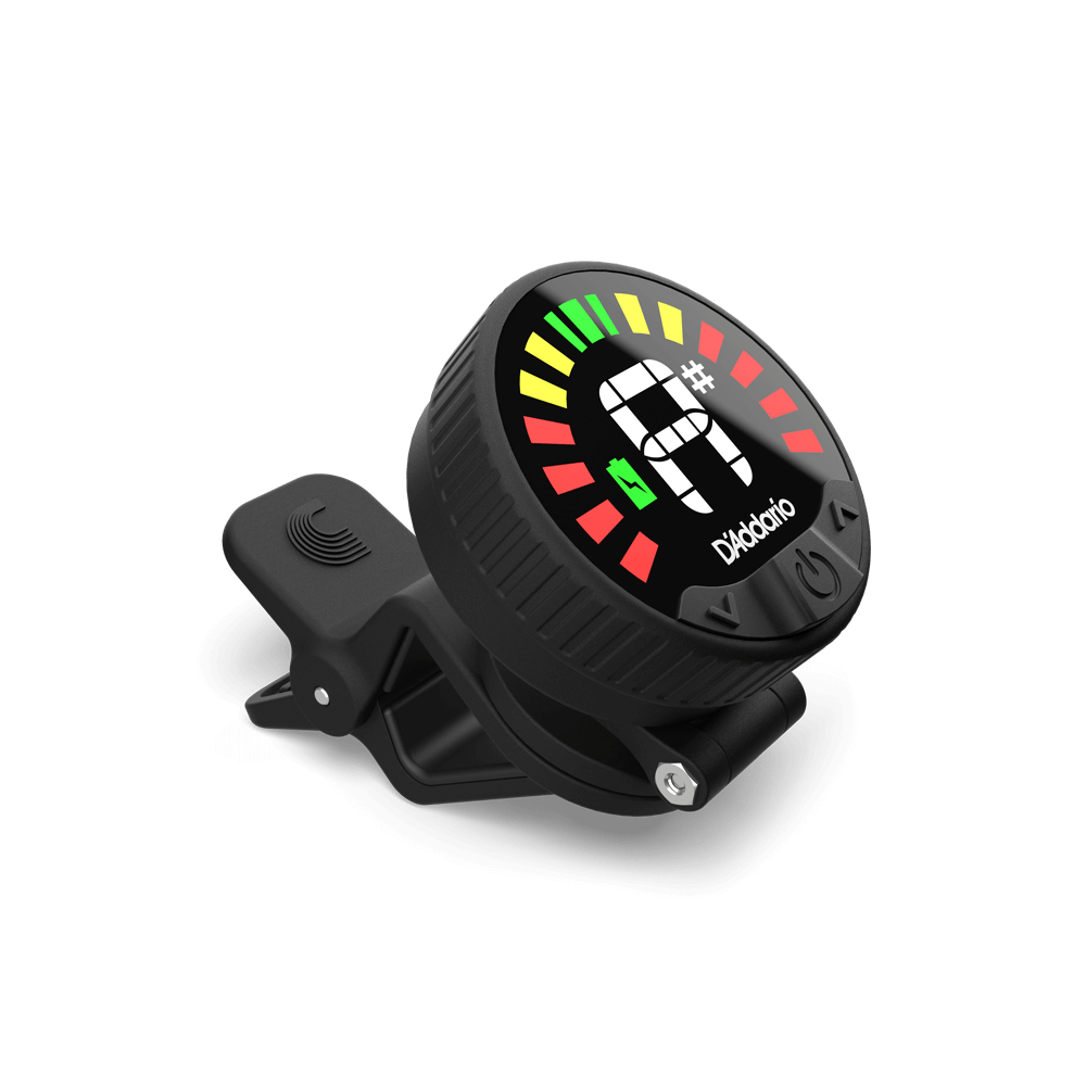 D'Addario Nexxus 360 Rechargeable Clip-on Guitar Tuner - (PWCT26)