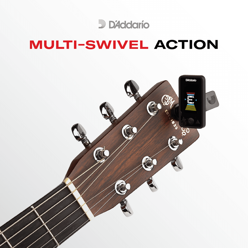D'Addario Eclipse Rechargeable Clip-on Headstock Tuner - (PWCT27)