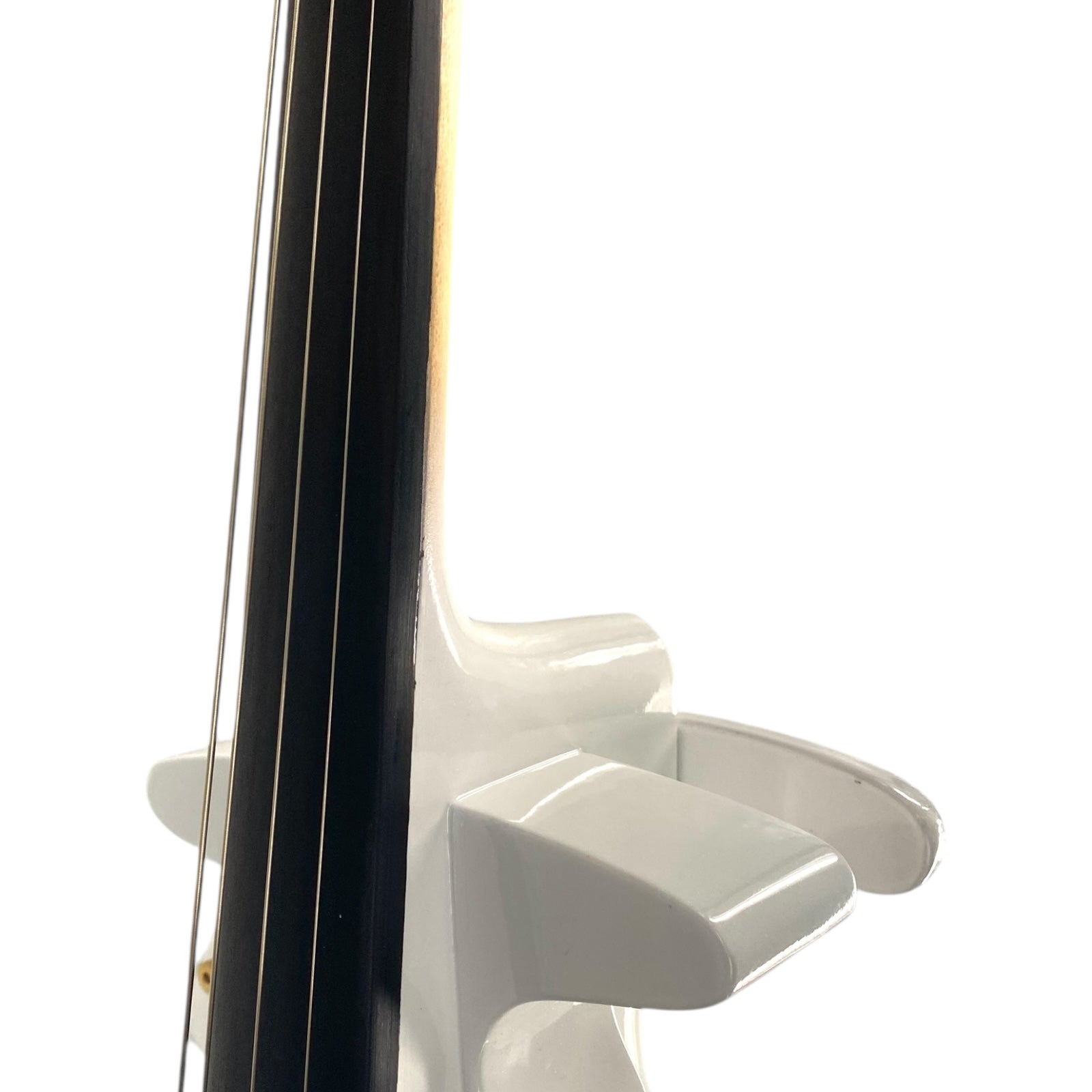 Symphony EC02WH Foldable Hand-Carved Solid Catalpa Electric Cello Outfit in Gloss White