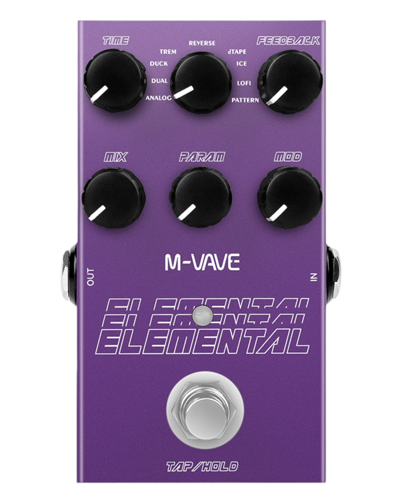 M-Vave Elemental Guitar Delay Effects Pedal / 9 Delay Effects - ELEMENTAL