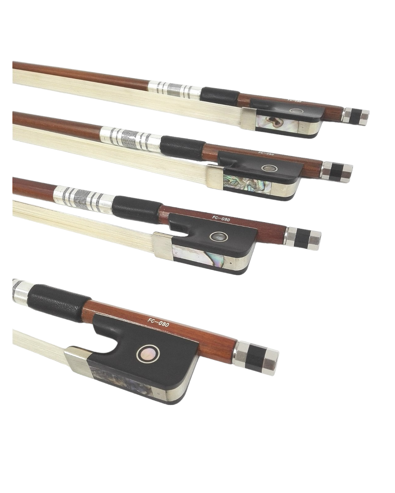 Symphony FC080 4/4 Size Cello Bow, Brazil-wood, Round Stick, Real Horse Hair