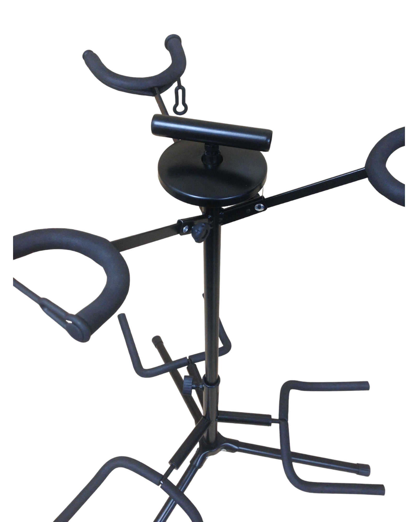 Haze GS012 Metal-Rubber Tripod 3-Guitar Stand