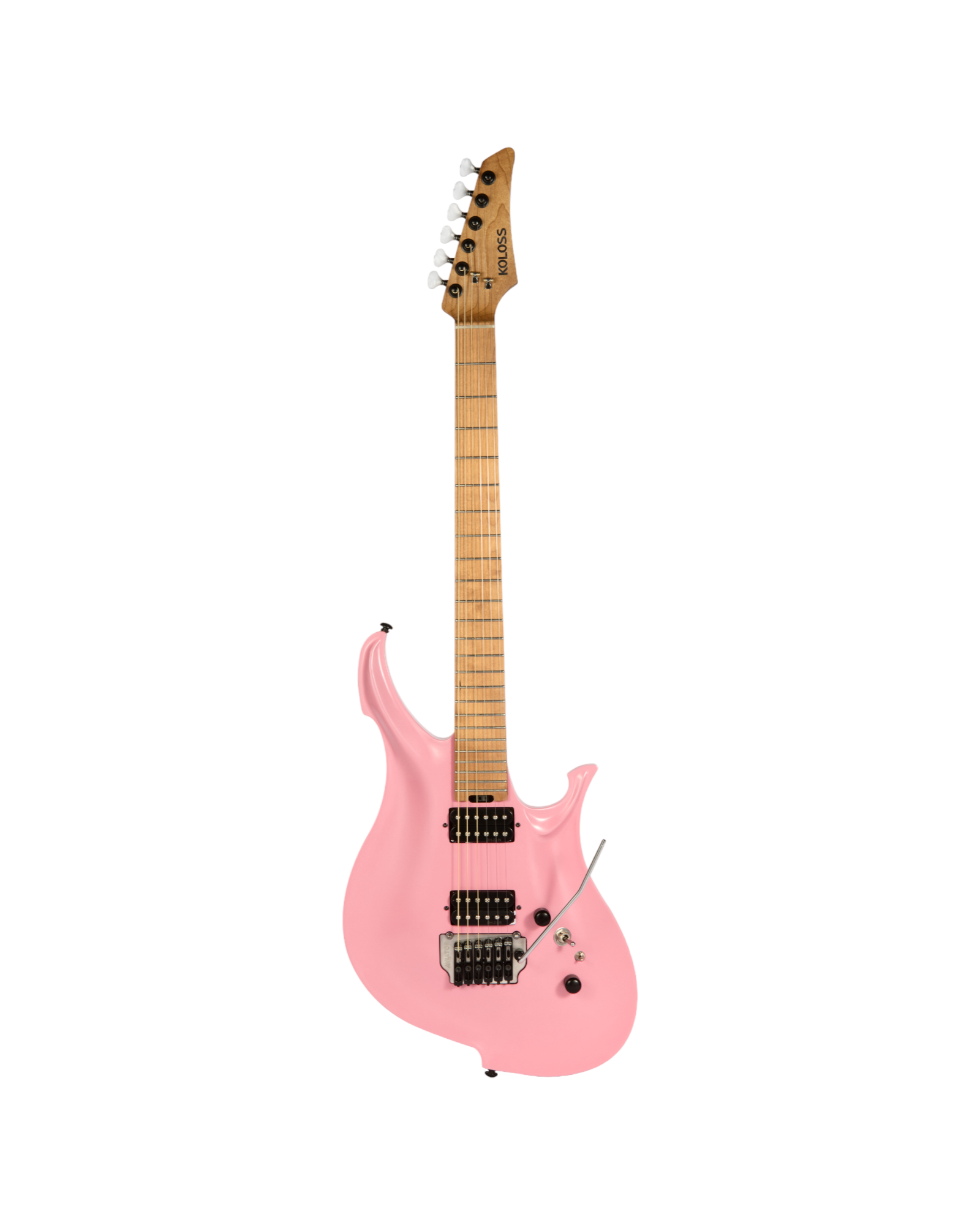 Koloss GT5 Electric Guitar with Hollow Aluminum Body - Black/White/Blue/Pink