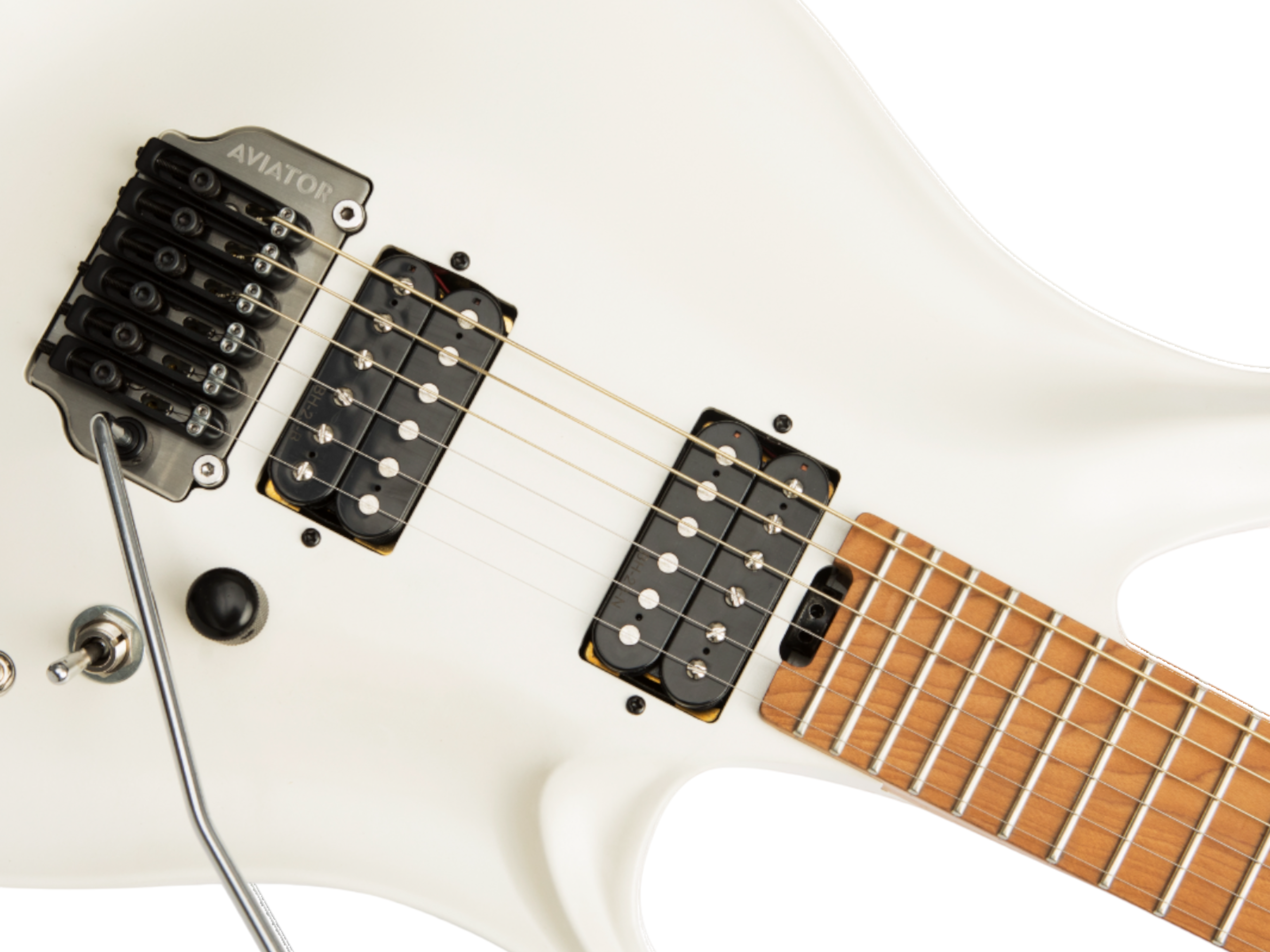 Koloss GT5 Electric Guitar with Hollow Aluminum Body - Black/White/Blue/Pink